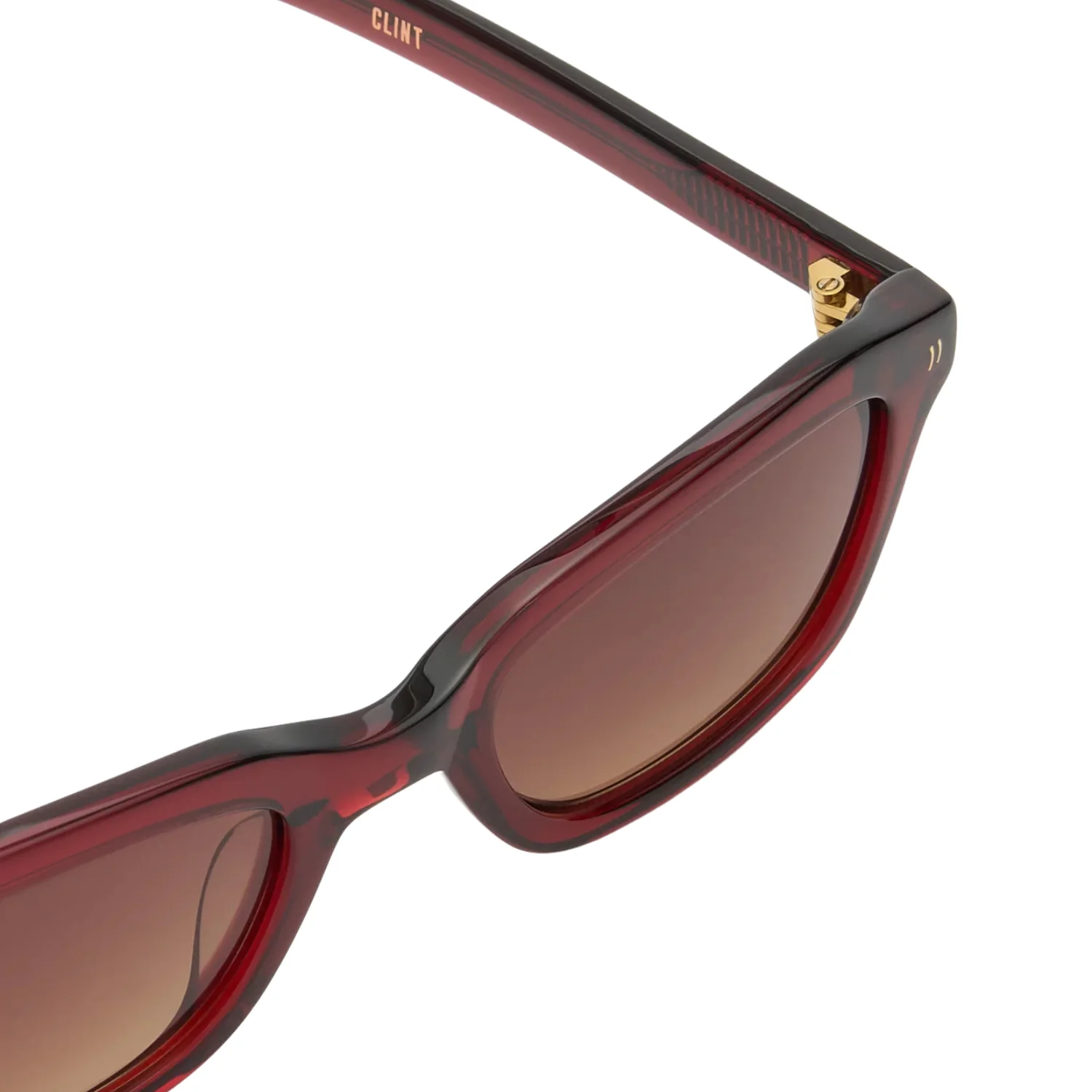 CLINT - Crystal Burgundy/Brown Gradient Lens - Image 3