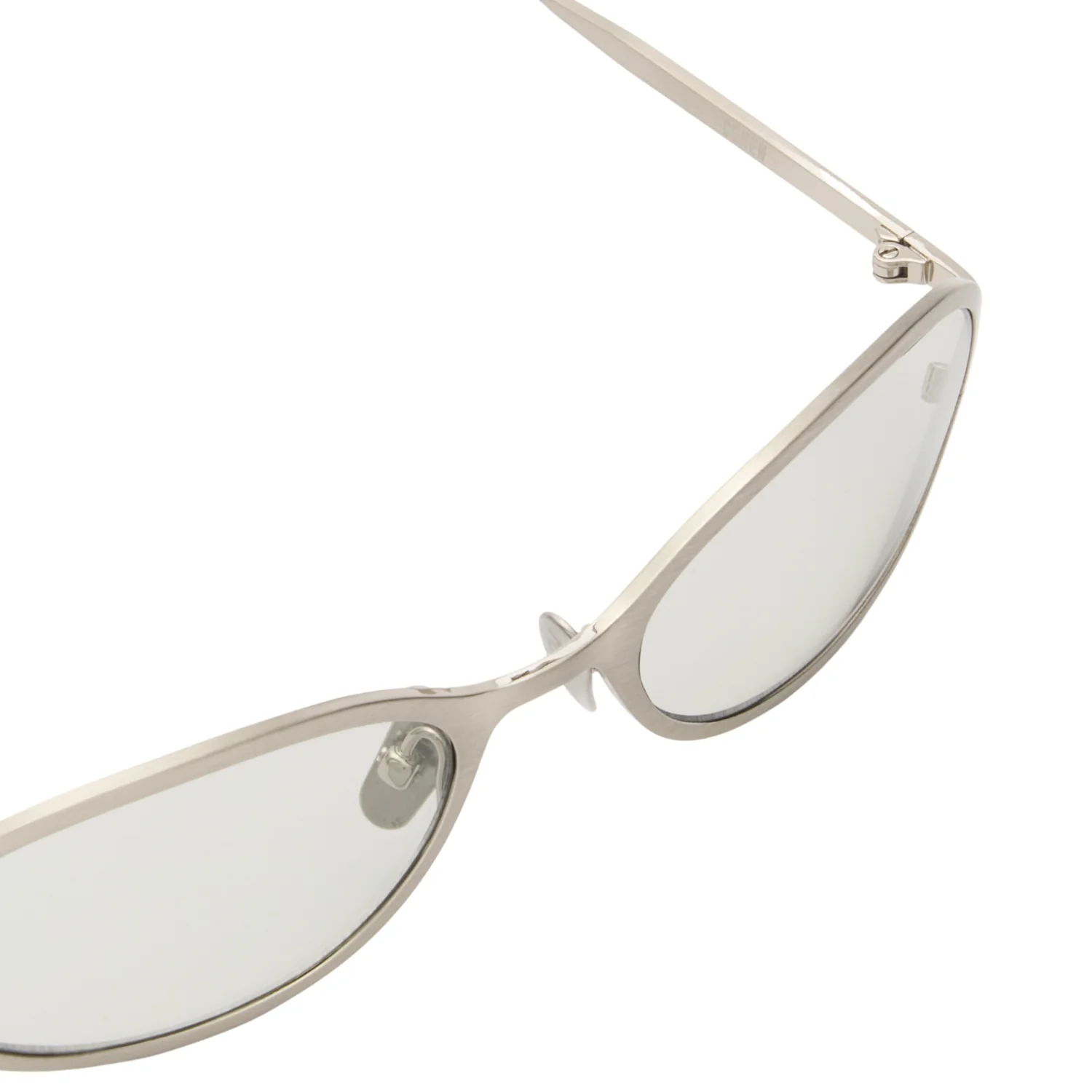 COHEN - Brushed Silver/Transparent Grey Lens - Image 3