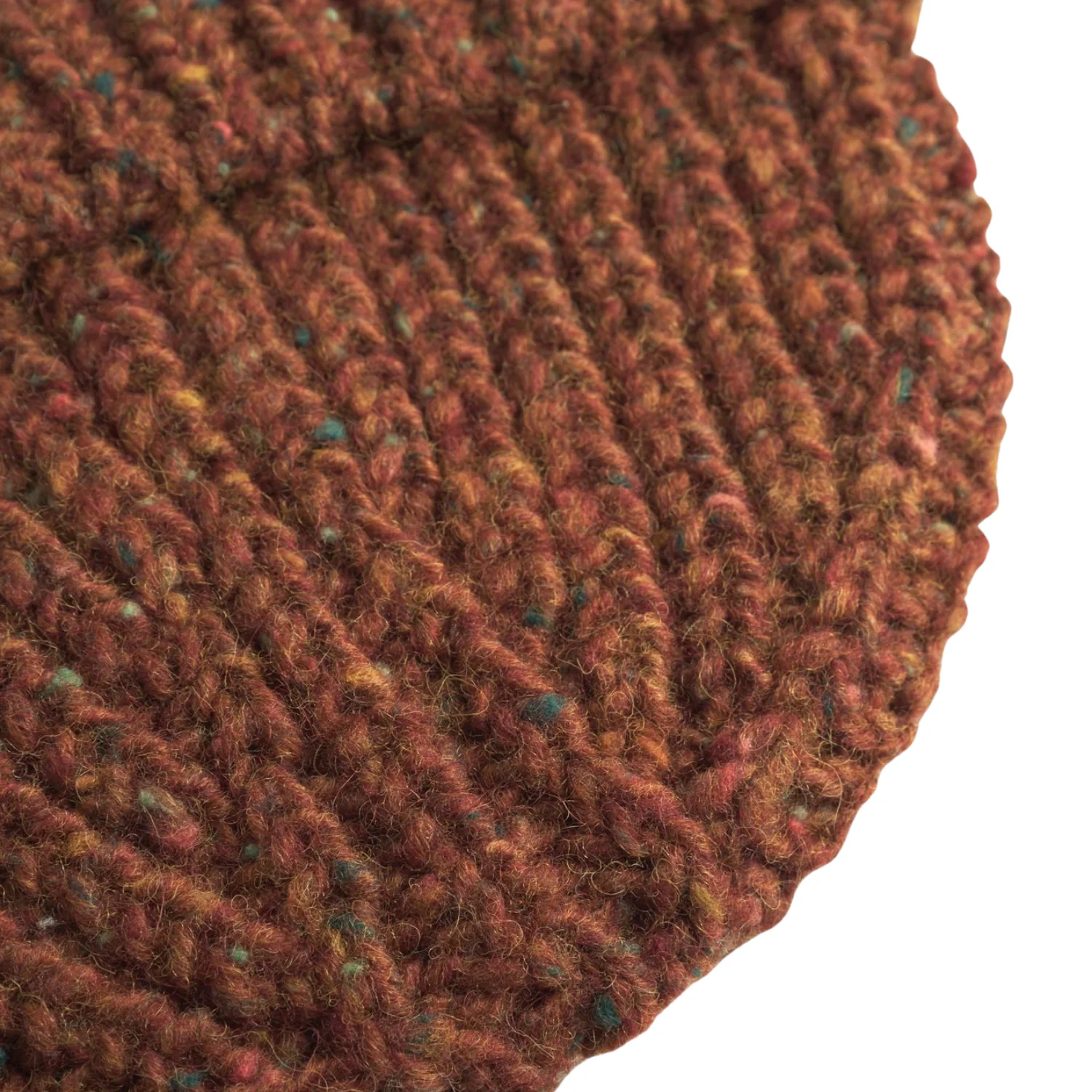 Daniel Donegal Rib Beanie - Ginger - Image 3