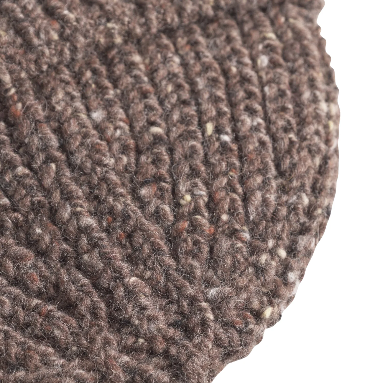 Daniel Donegal Rib Beanie - Seal Brown - Image 3