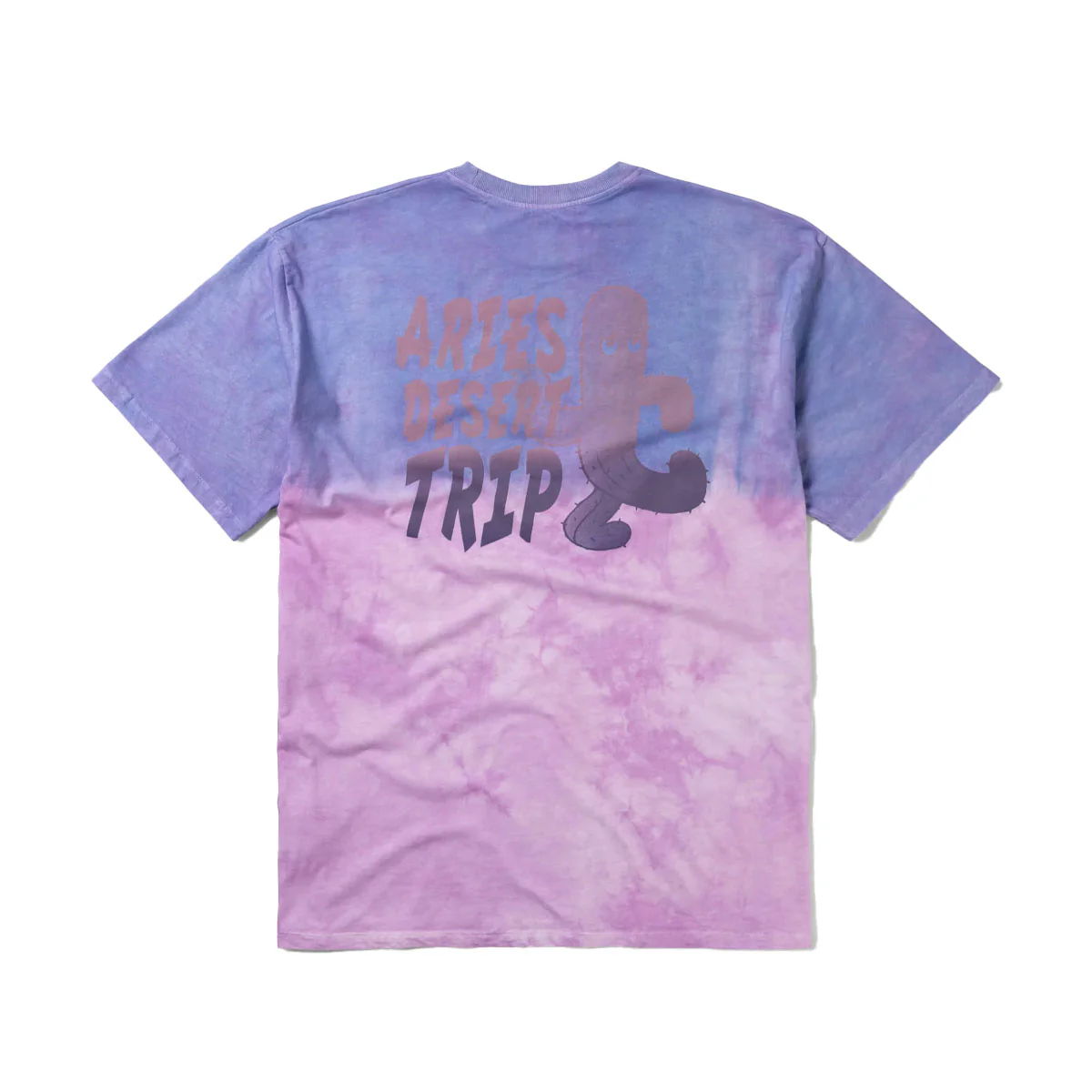 Desert Trip Dip- Dye SS Tee Purple - Image 2