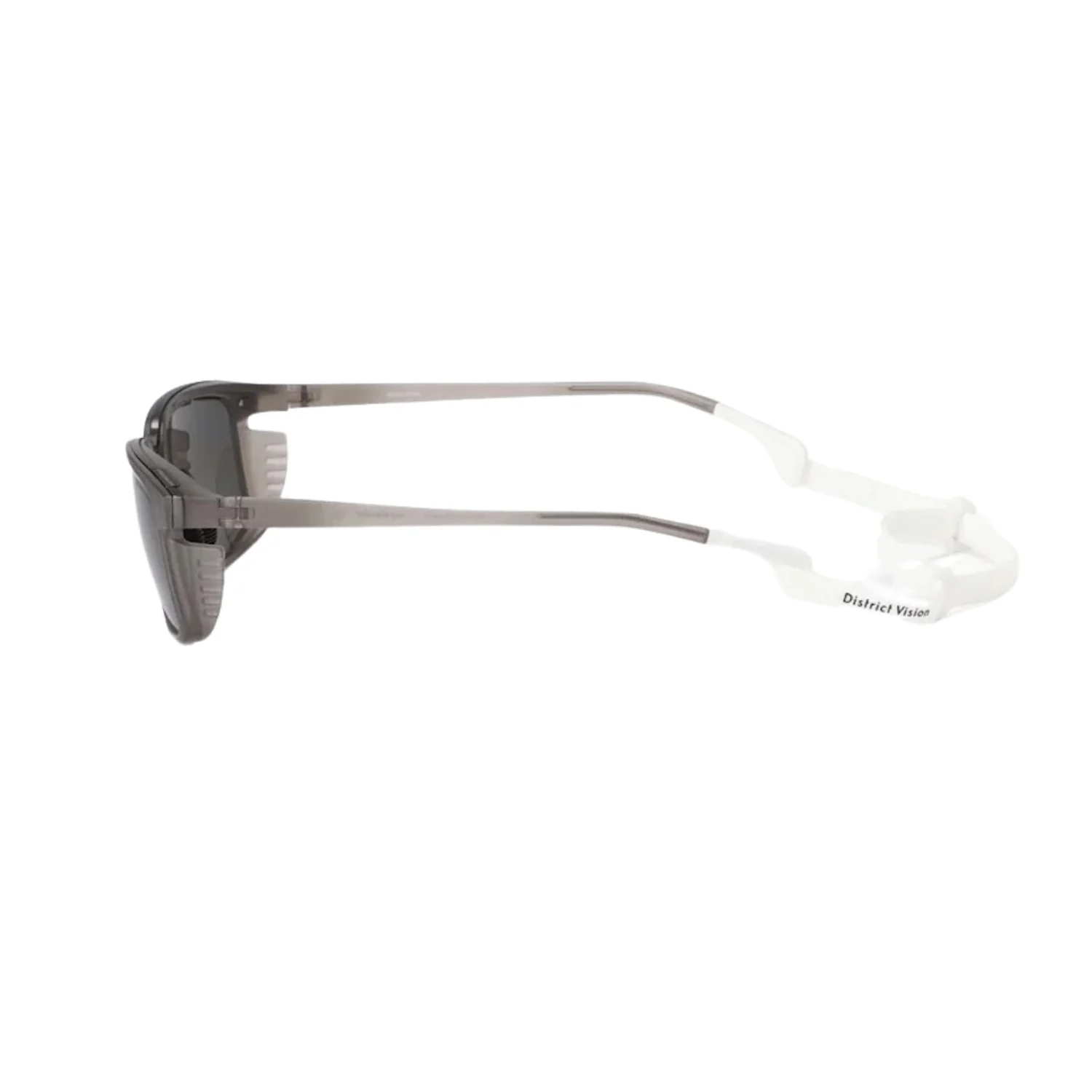 District Vision × and wander Sunglasses w/ Strap - Charcoal - Image 3