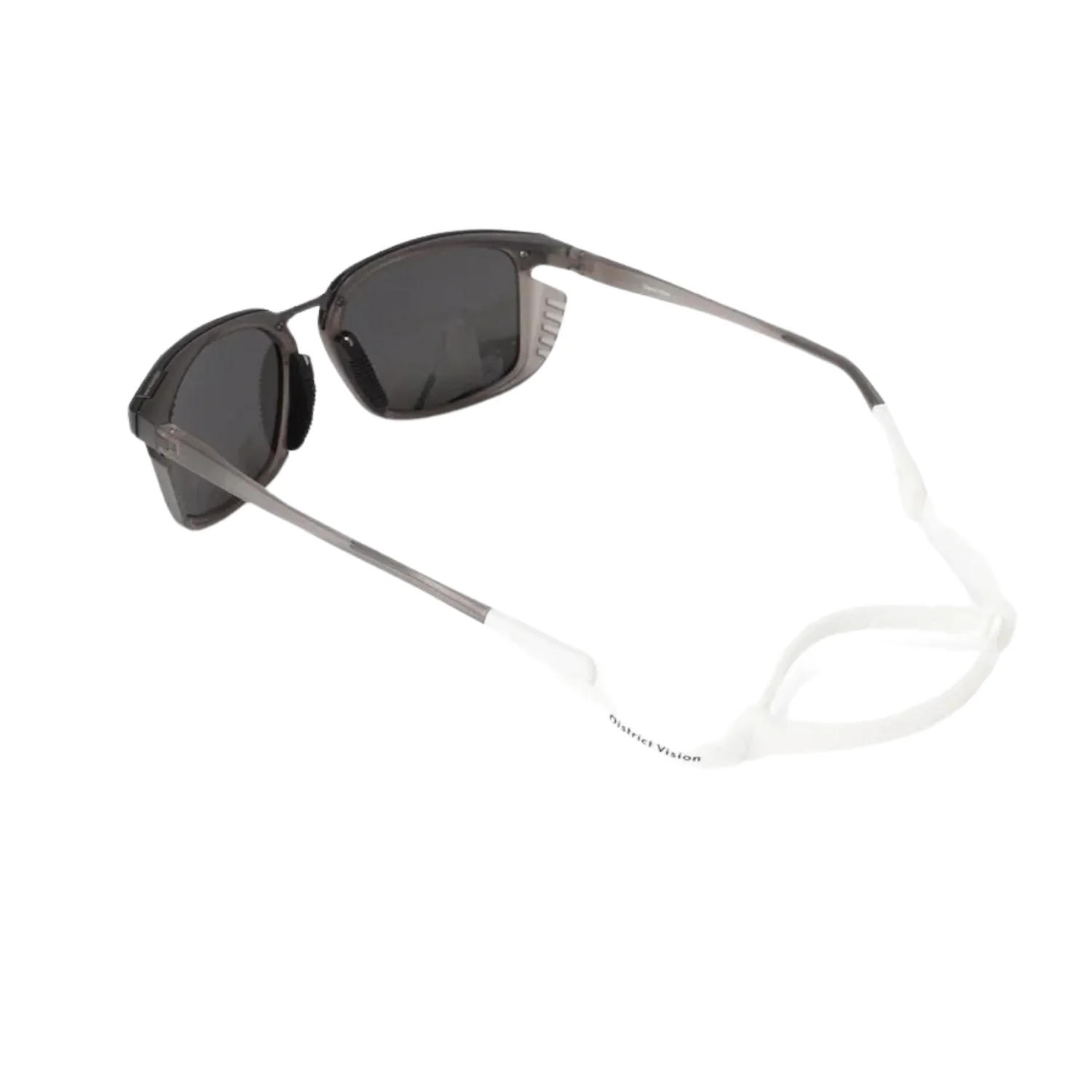 District Vision × and wander Sunglasses w/ Strap - Charcoal - Image 4