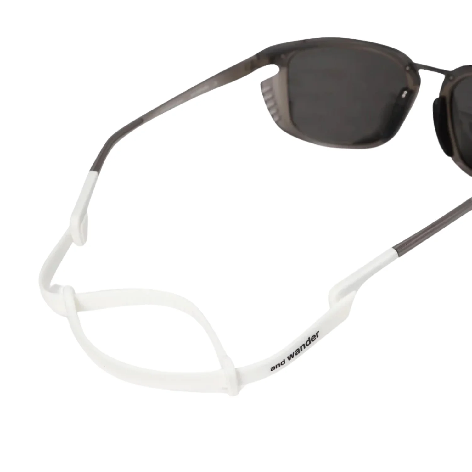District Vision × and wander Sunglasses w/ Strap - Charcoal - Image 7