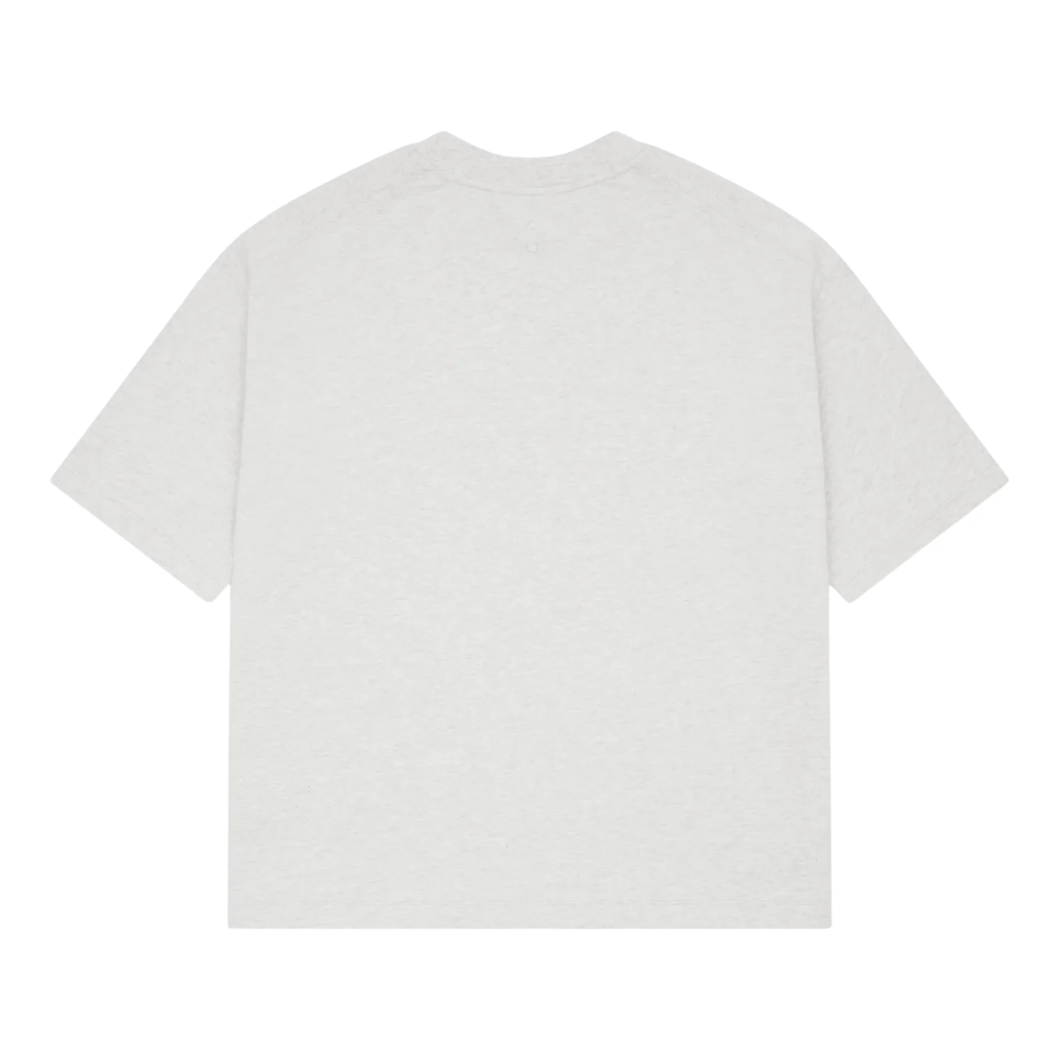Dual Logo T-Shirt - Grey Marl/Black - Image 2