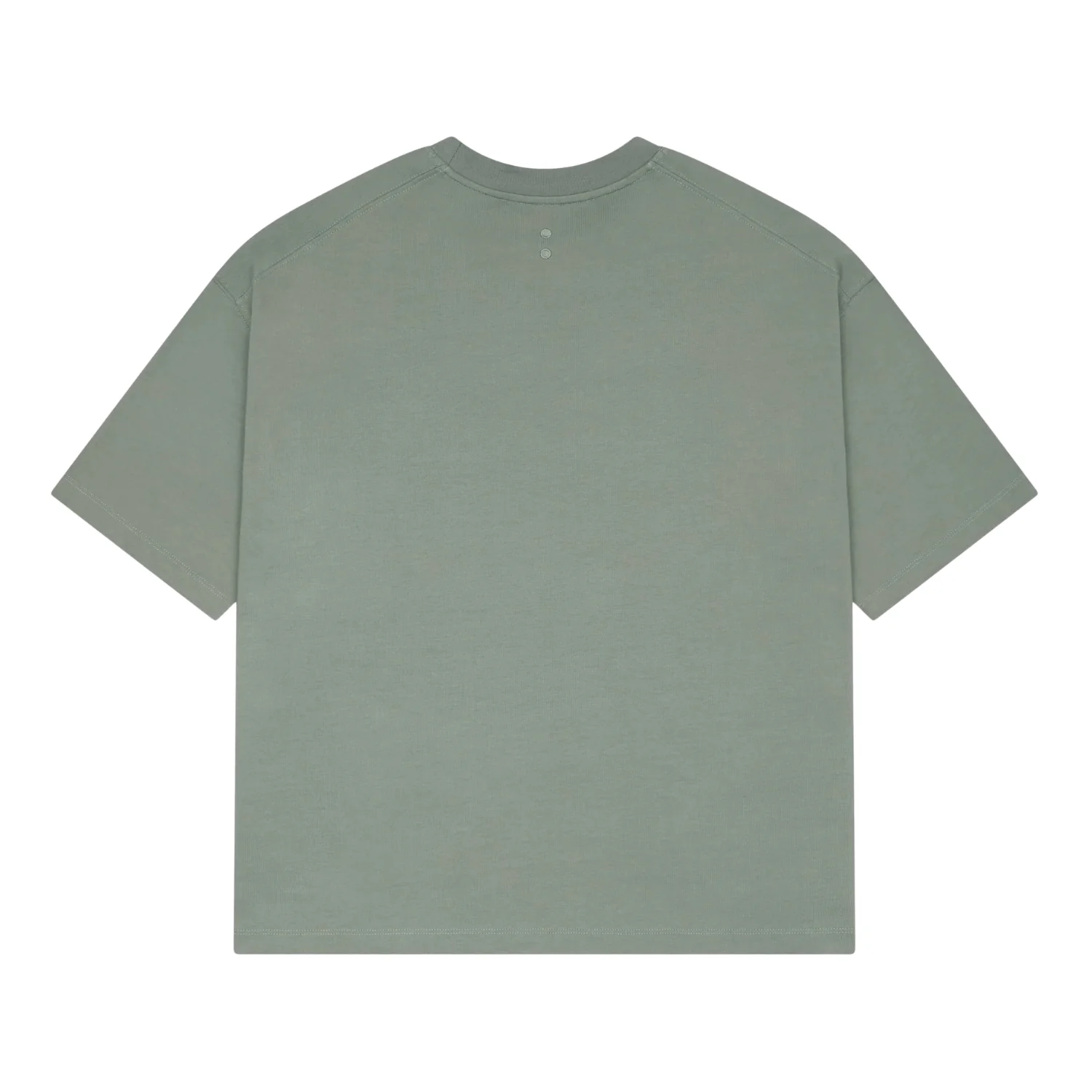 Dual Logo T-Shirt - Sage/Ecru - Image 2