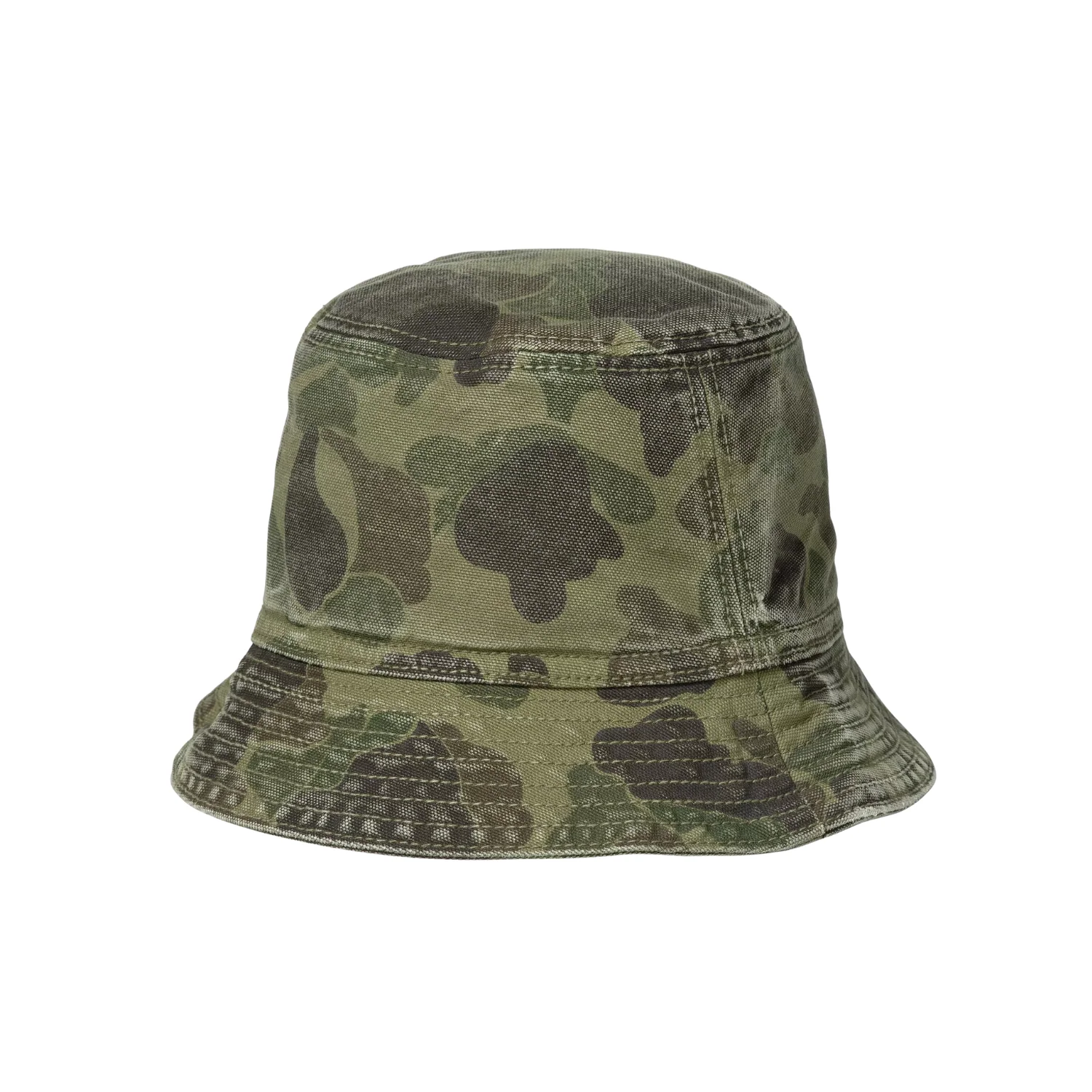 Duck Bucket Hat - Camo Duck, Green/Office Green (Garment Dye) - Image 2
