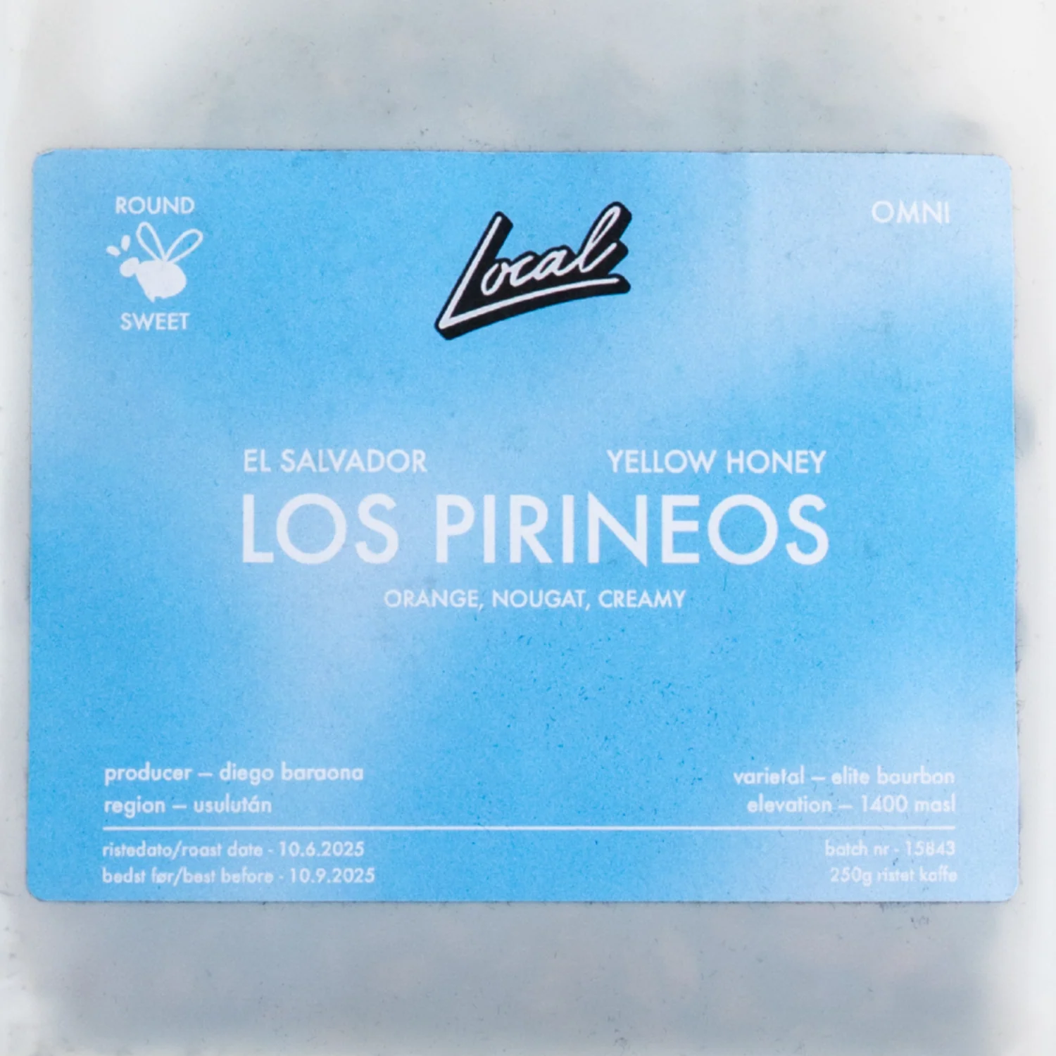 El Salvador Yellow Honey Los Pirineos 250g - Image 2