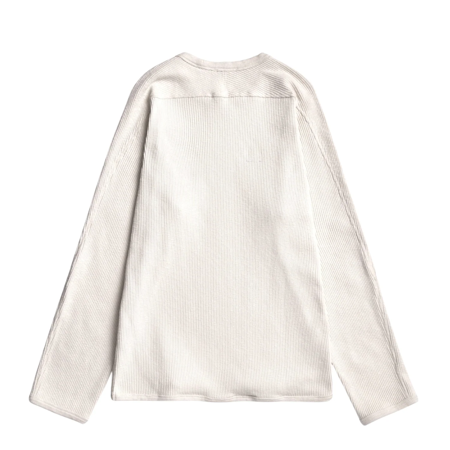 Eske Military Rib LS T-Shirt - Ecru - Image 2