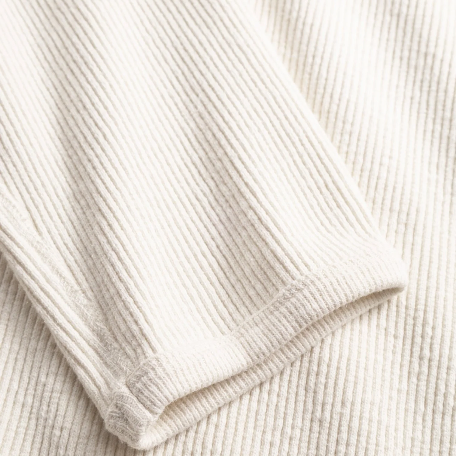 Eske Military Rib LS T-Shirt - Ecru - Image 5
