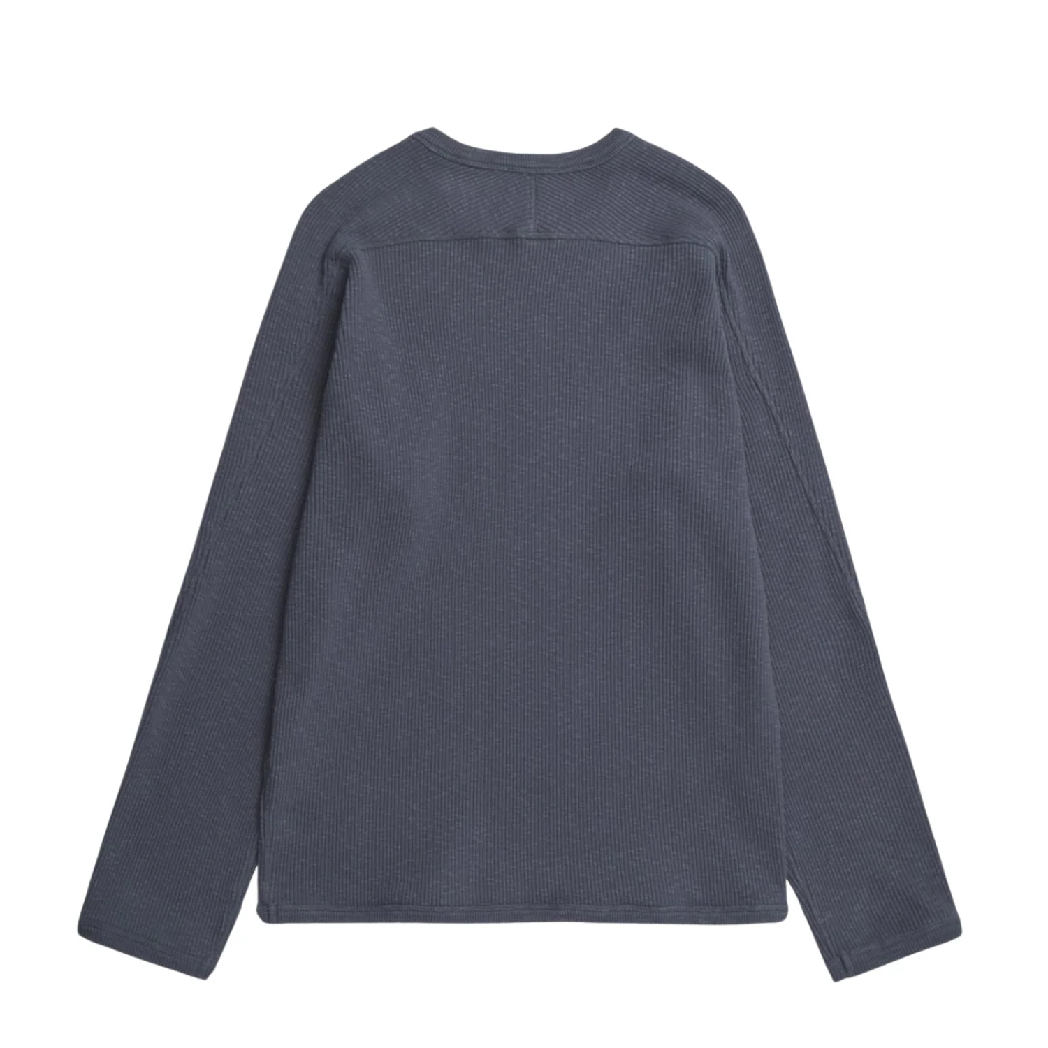 Eske Military Rib LS T-Shirt - Graphite - Image 2