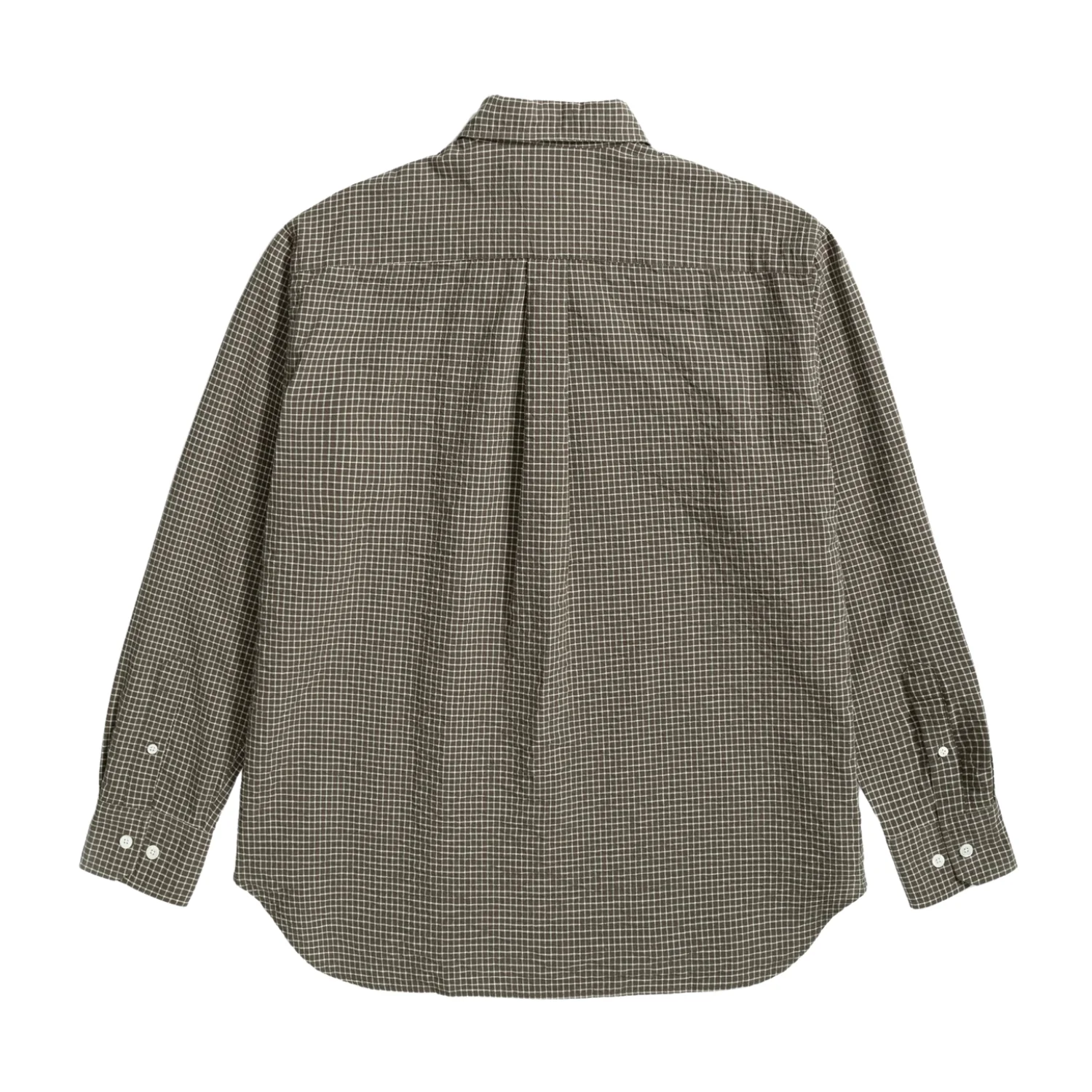 Espevik Check Oversized Shirt - Taupe - Image 2