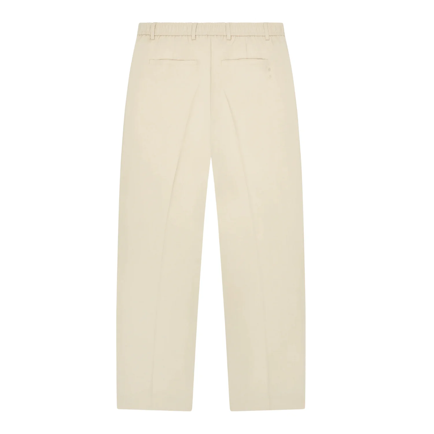 Everyday Pleated Trouser - Ecru - Image 2