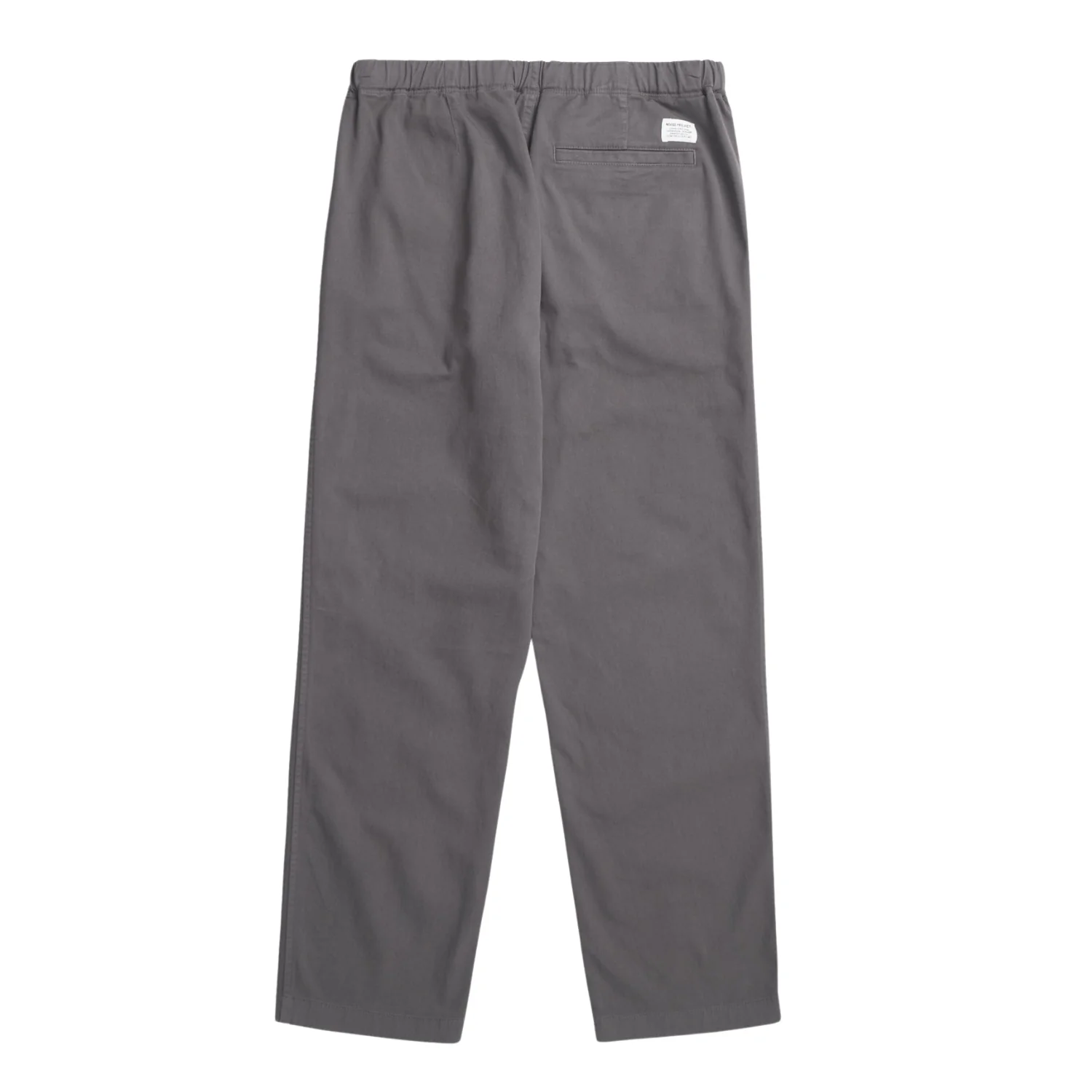 Ezra Relaxed Organic Stretch Twill Trouser - Graphite - Image 2