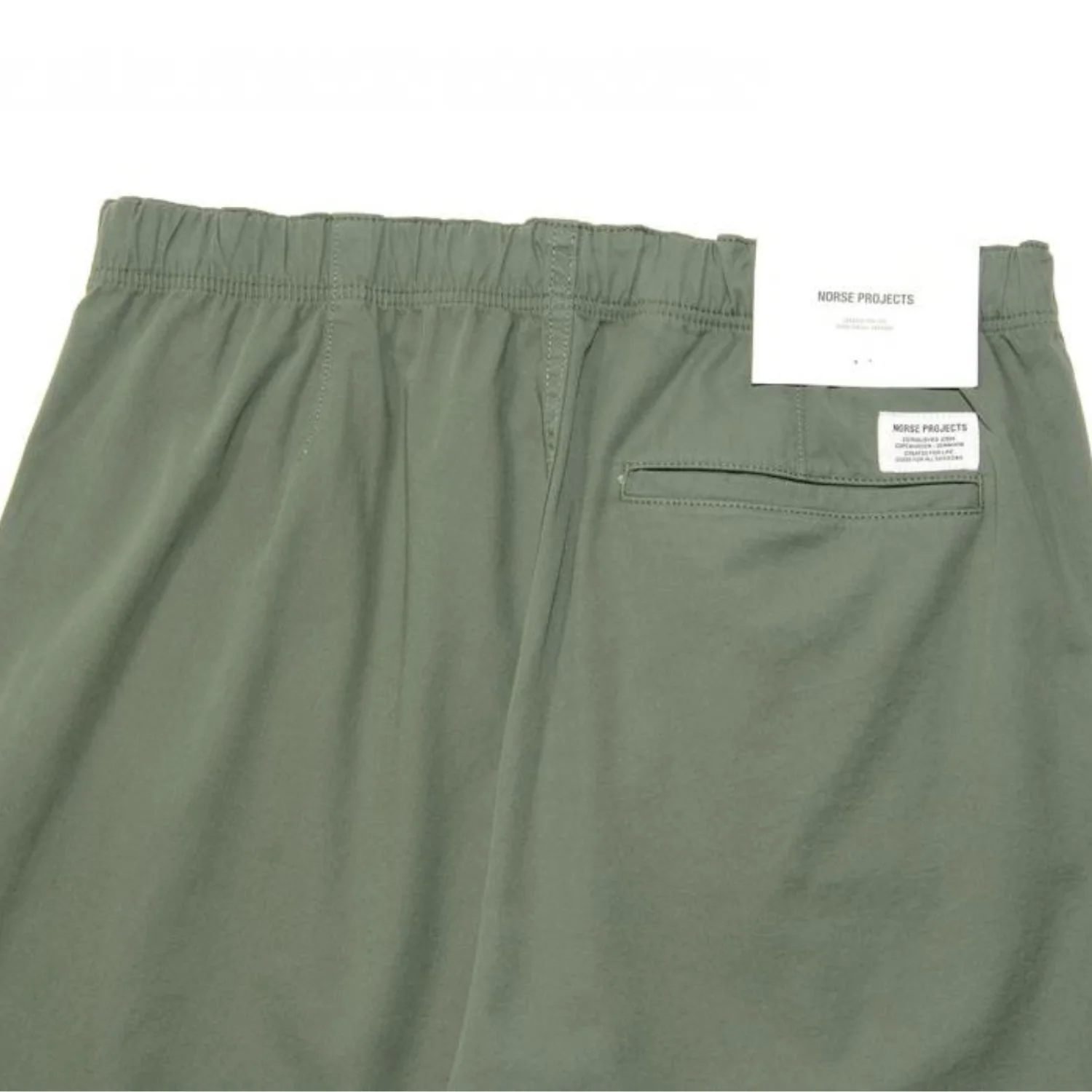 Ezra Light Twill Shorts - Dried Sage Green - Image 2