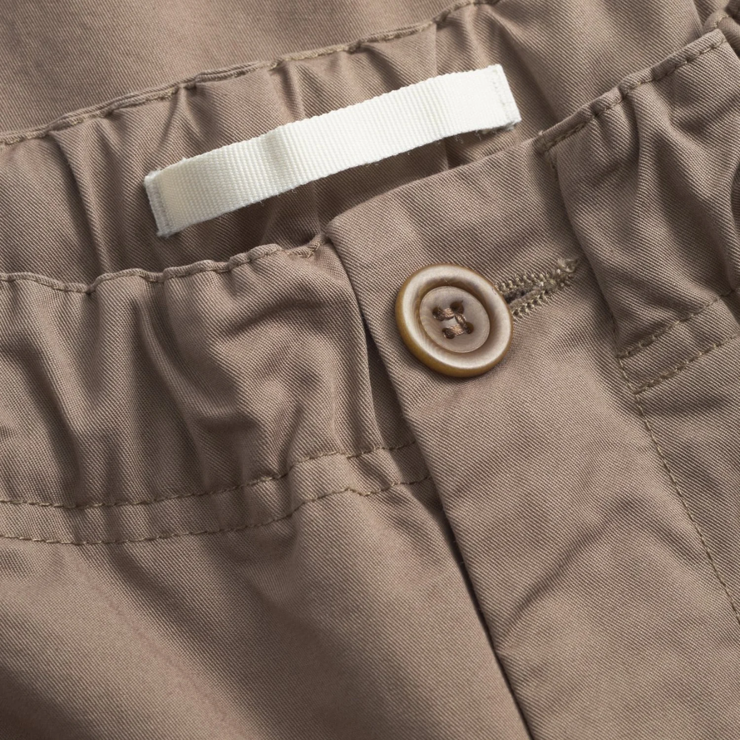 Ezra Regular Mineral Dyed Fine Twill Trousers - Walnut - Image 3