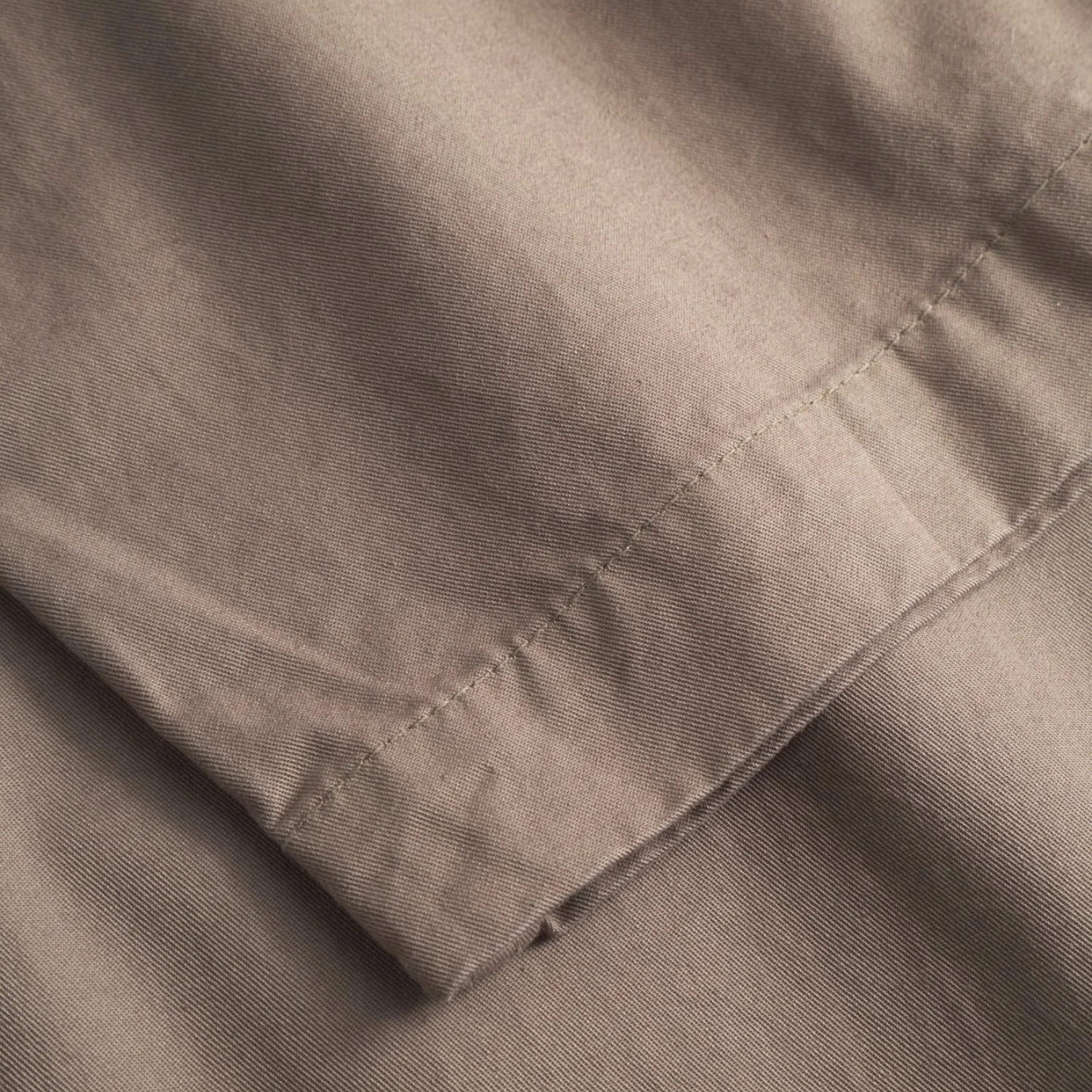 Ezra Regular Mineral Dyed Fine Twill Trousers - Walnut - Image 5