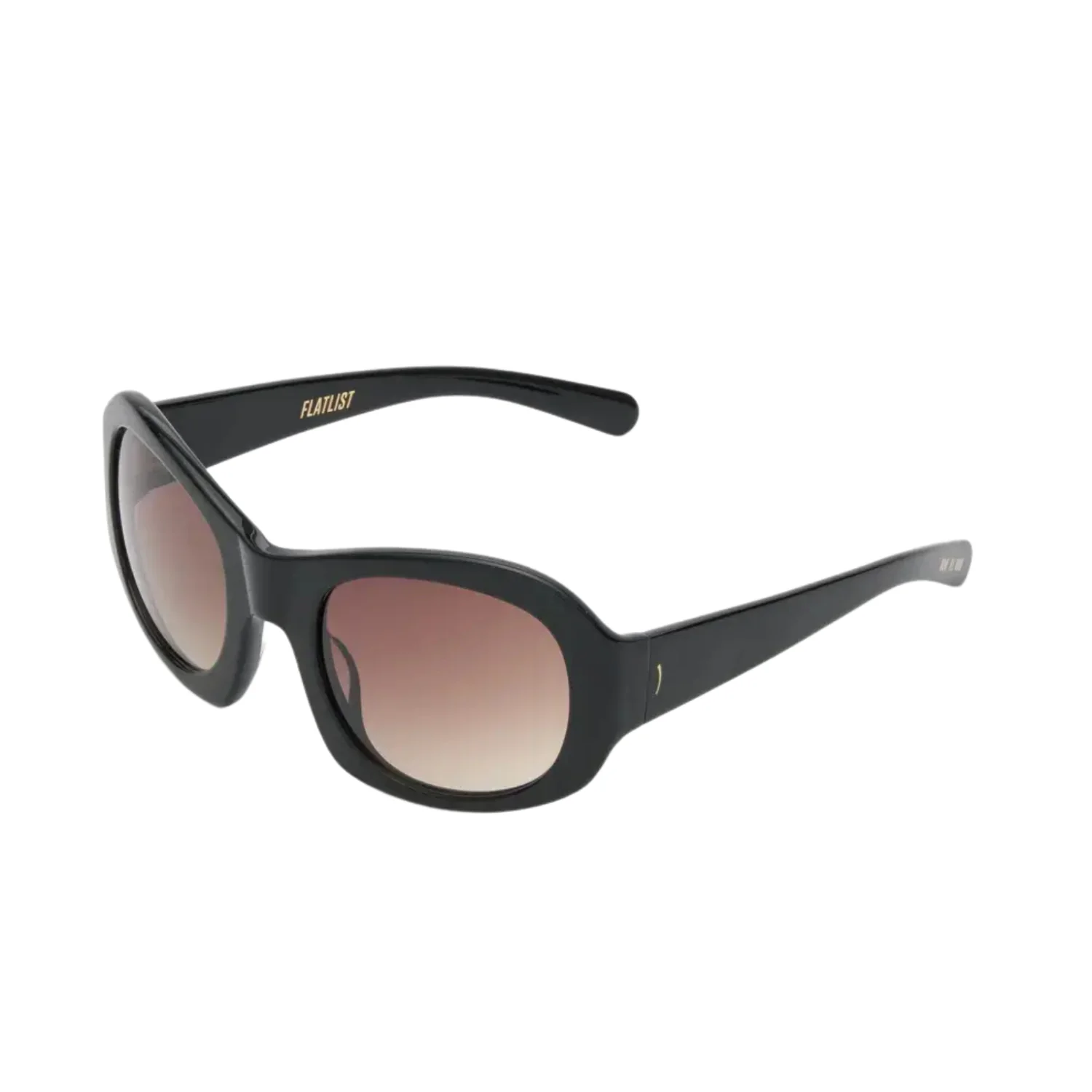 EZRA - Solid Black / Brown Gradient Lens - Image 2