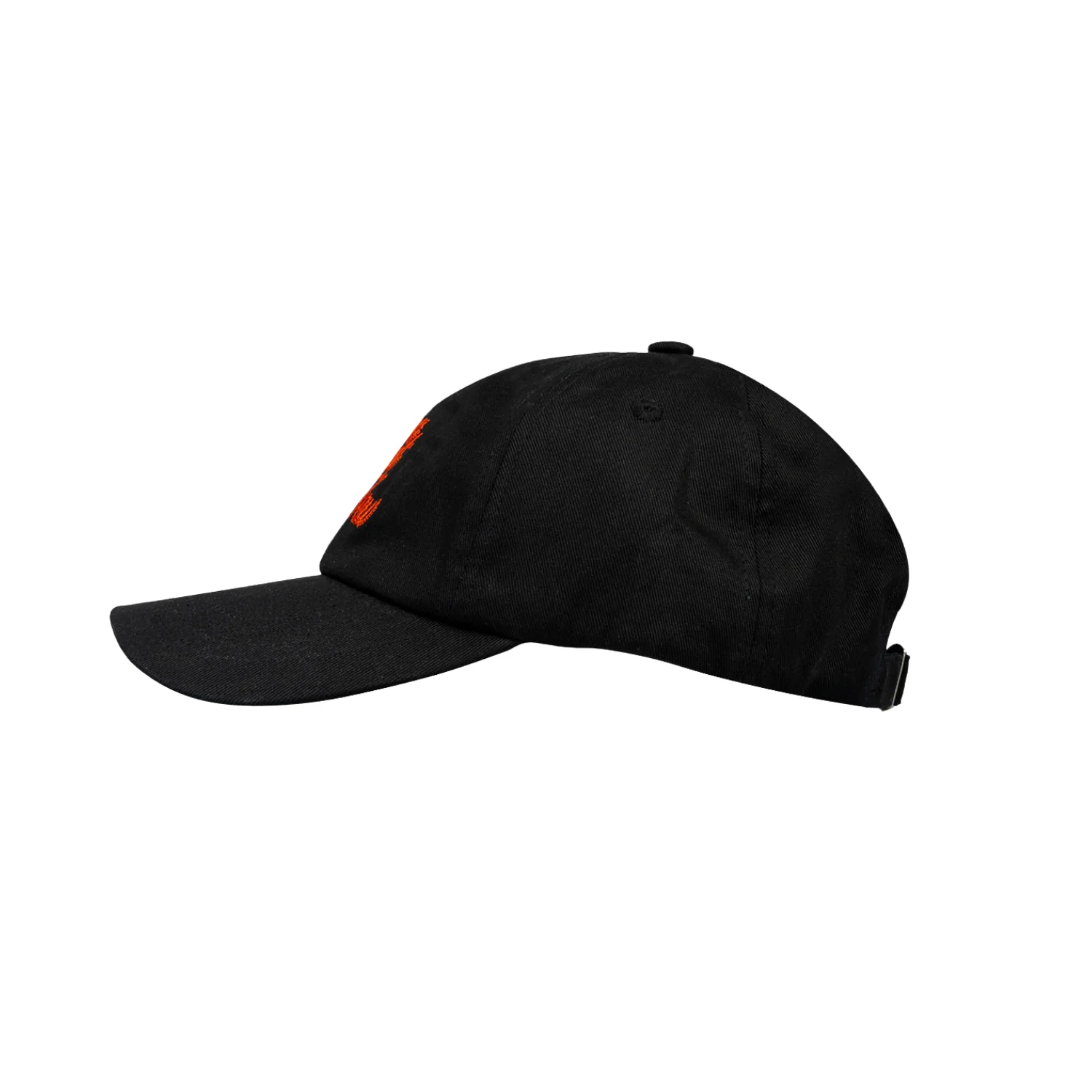 Fancy Logo Dad Hat - Black/Orange - Image 2