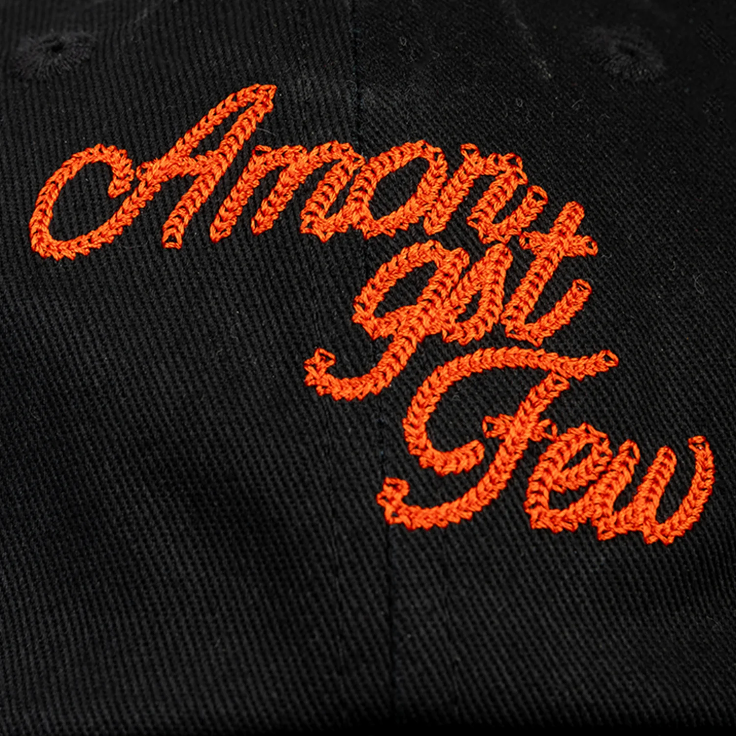 Fancy Logo Dad Hat - Black/Orange - Image 4