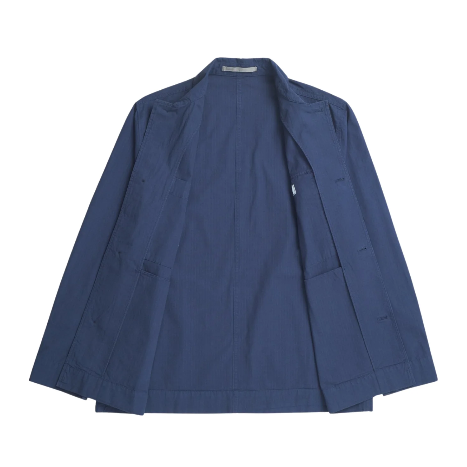 Folke Cotton Ripstop Overshirt - Workwear Blue - Image 2