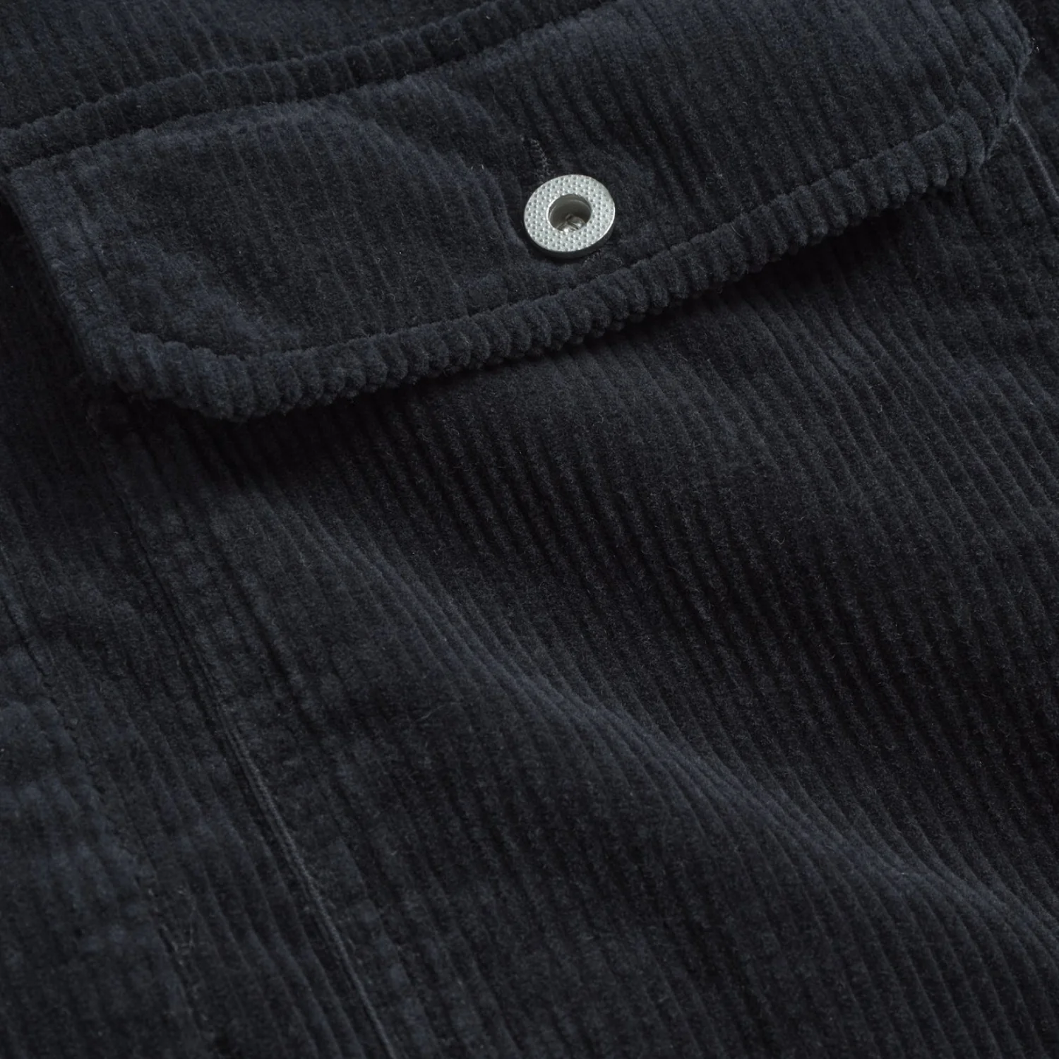 Folke Wide Corduroy Chore Jacket - Dark Navy - Image 4