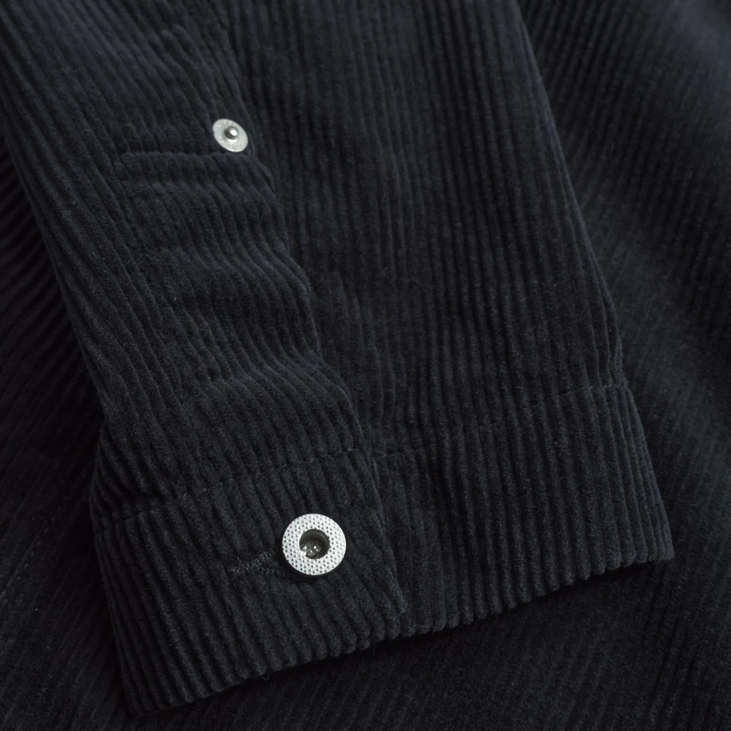 Folke Wide Corduroy Chore Jacket - Dark Navy - Image 5