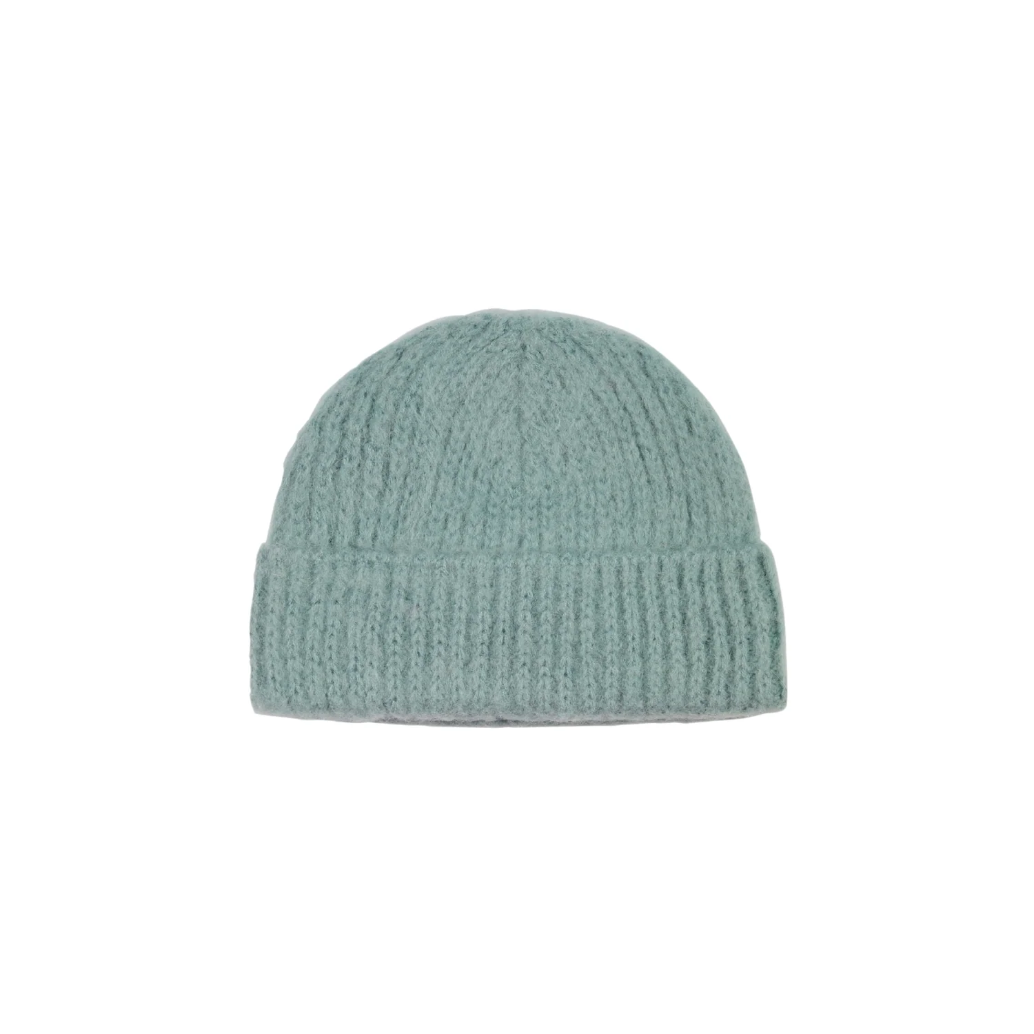 Fuzzy Logo Beanie - Denim Blue - Image 2