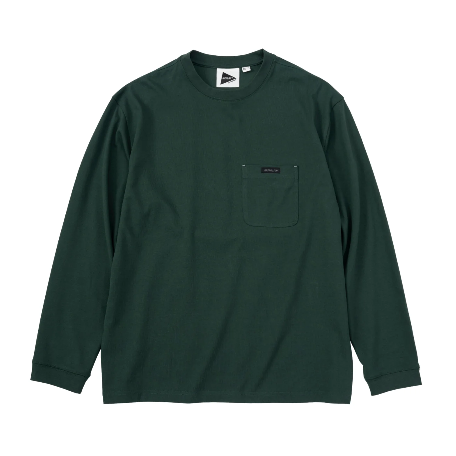 Gramicci Backprint L/S Tee - Green - Image 2