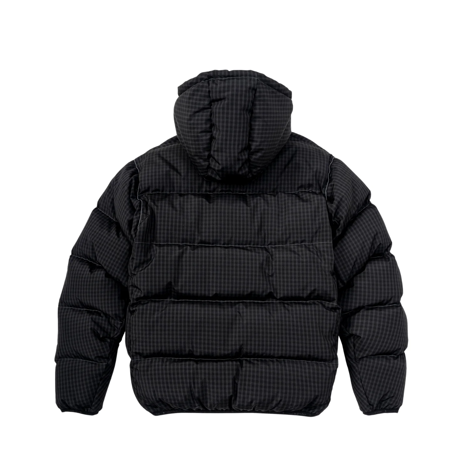 Gramicci Wool Check Down Jacket - Charcoal - Image 2
