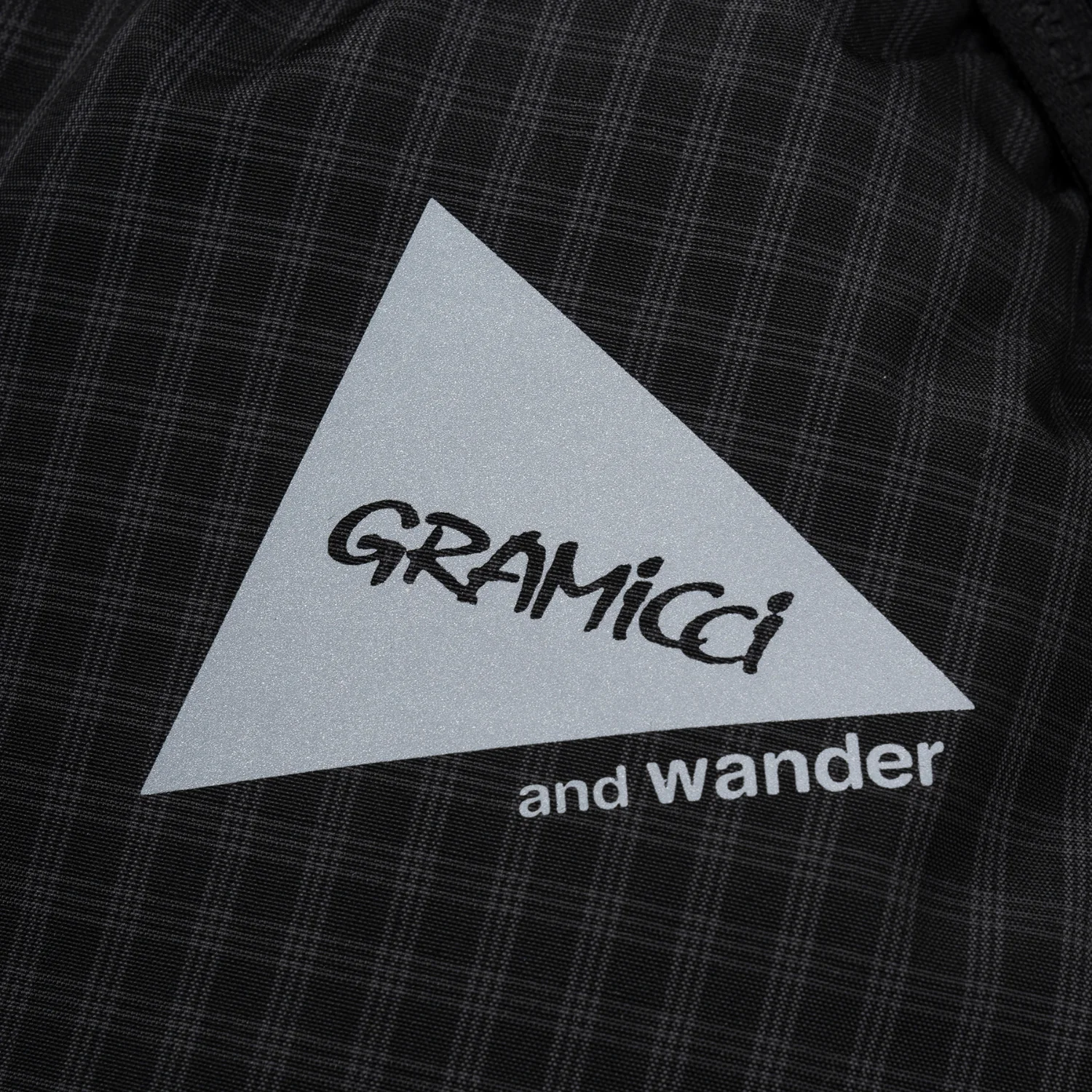 Gramicci Wool Check Down Jacket - Charcoal - Image 5