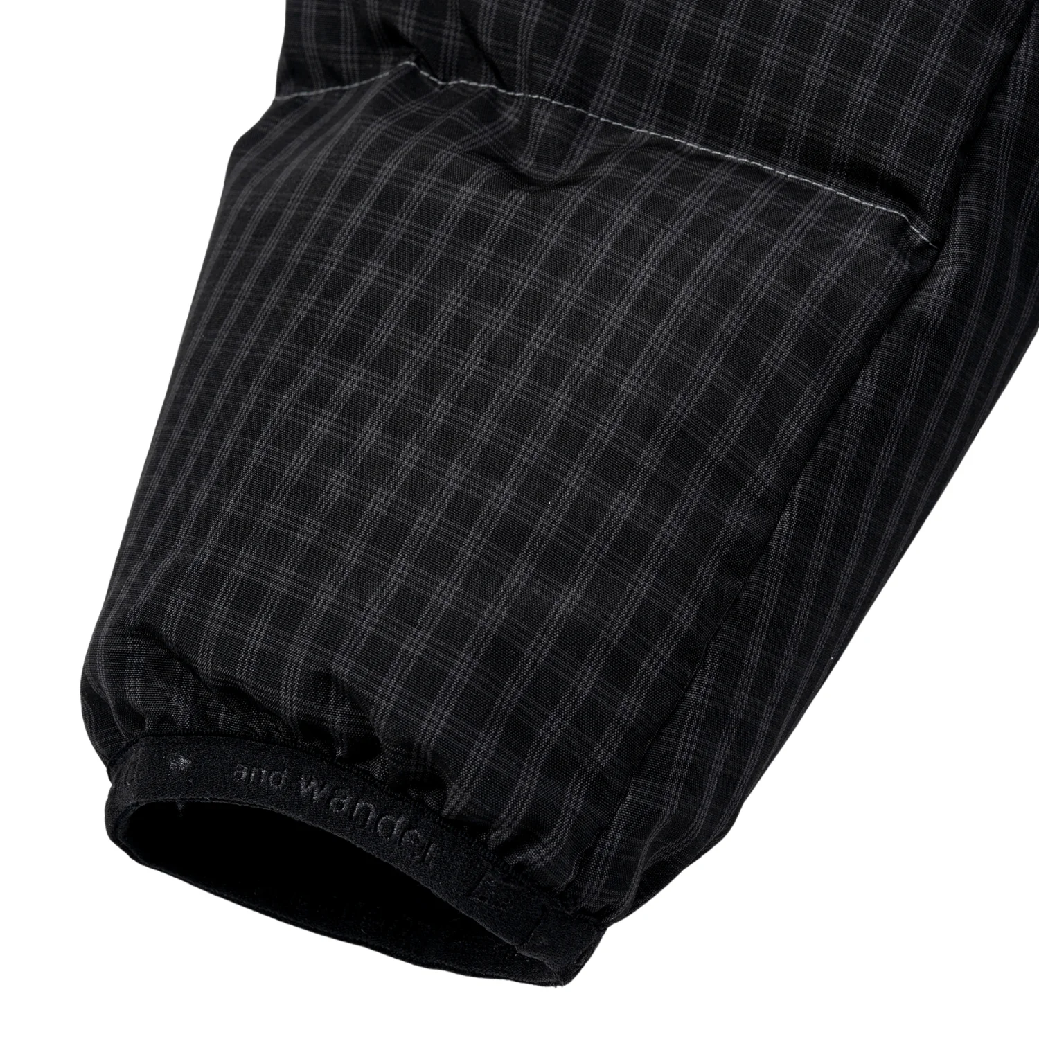 Gramicci Wool Check Down Jacket - Charcoal - Image 6