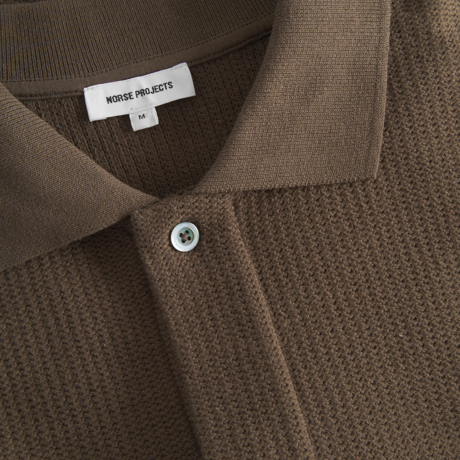 Gustav Crochet Jersey Shirt - Chestnut - Image 3