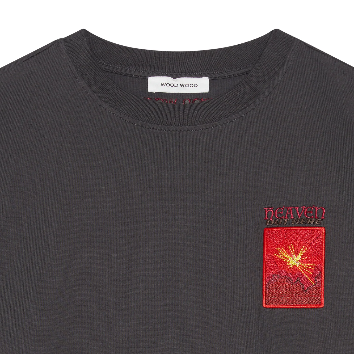 Haider Heaven T-Shirt Dark Grey - Image 3
