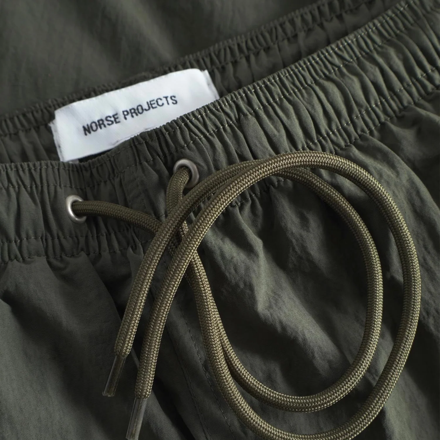 Hauge Recycled Nylon Swimmers - Black Olive - Image 3