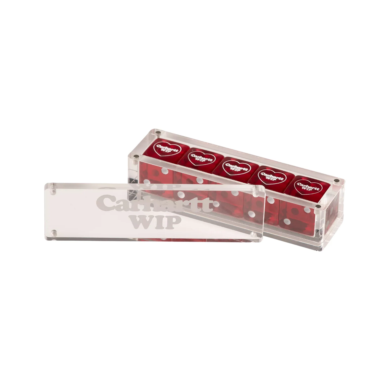 Heart Dice Set - Scarlet - Image 2