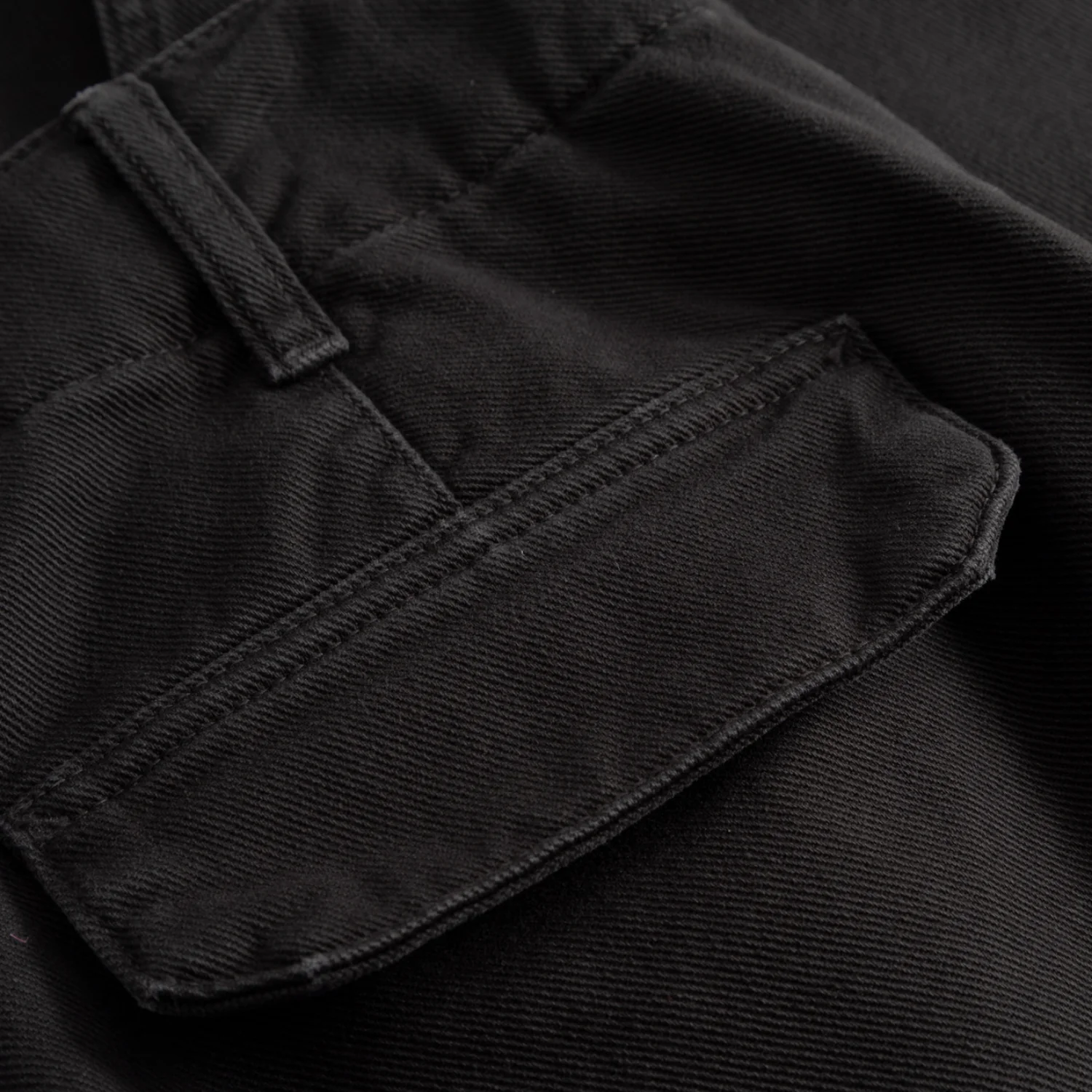 Hengifoss High Waist Heavy Twill Trouser - Black - Image 4