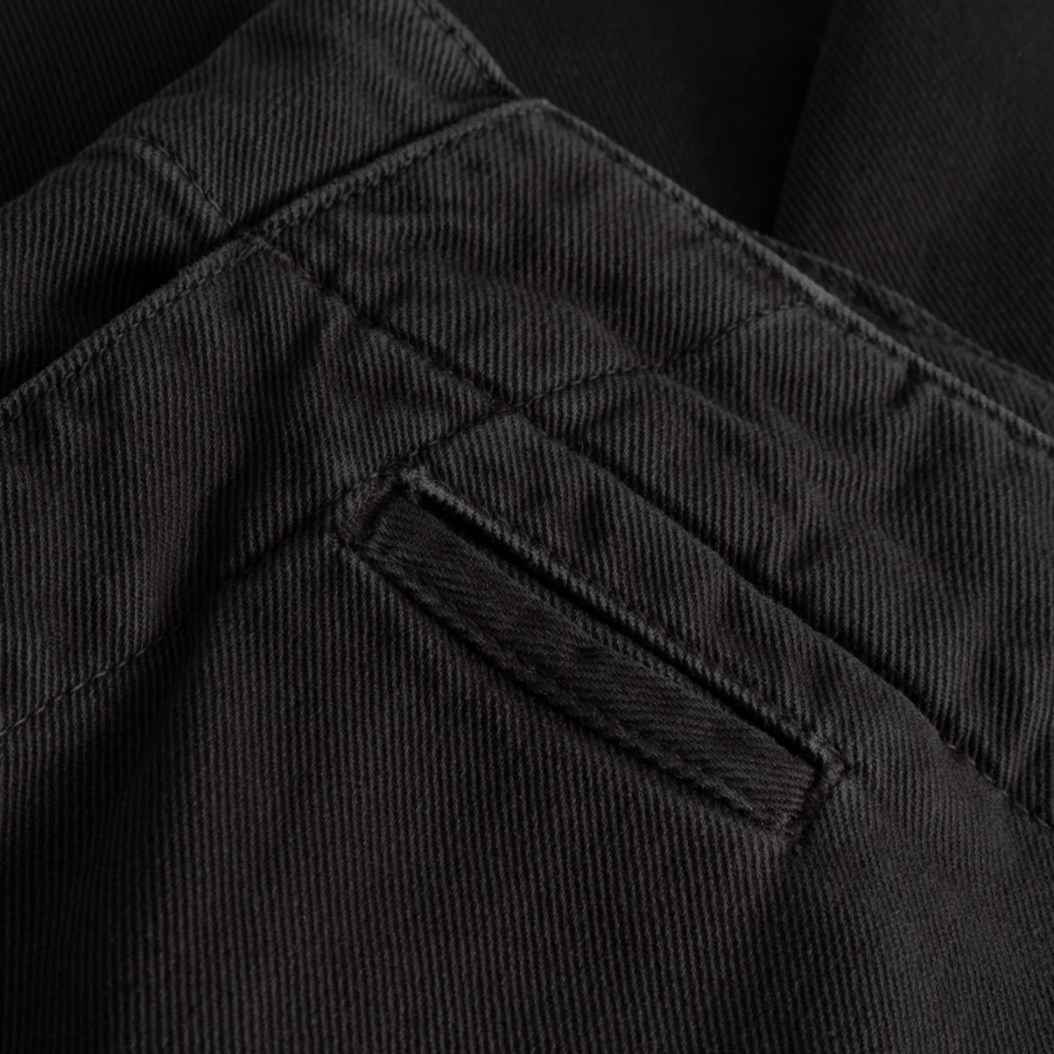 Hengifoss High Waist Heavy Twill Trouser - Black - Image 5