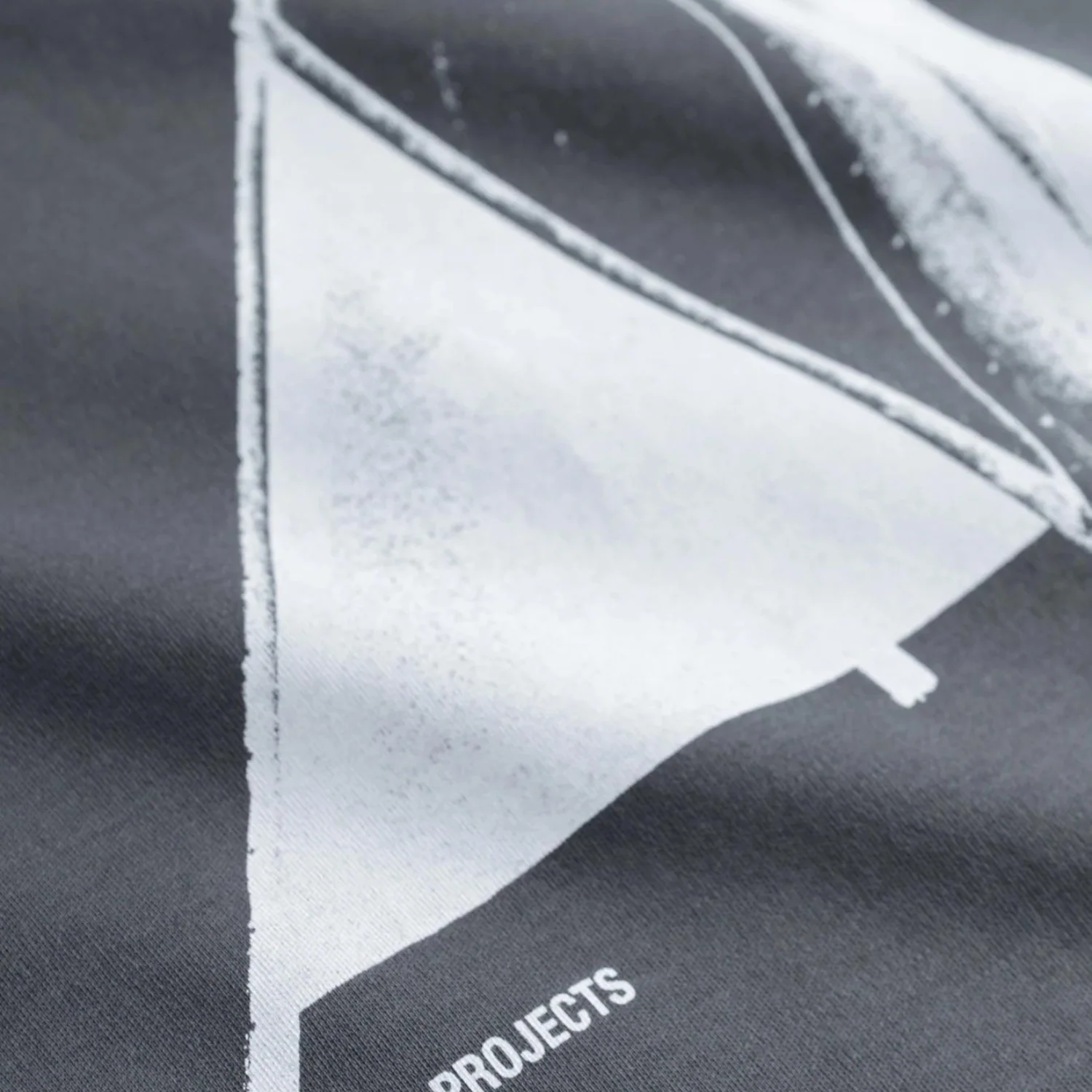 Holger Organic Interlock Hide Print T-Shirt - Battleship Grey - Image 3
