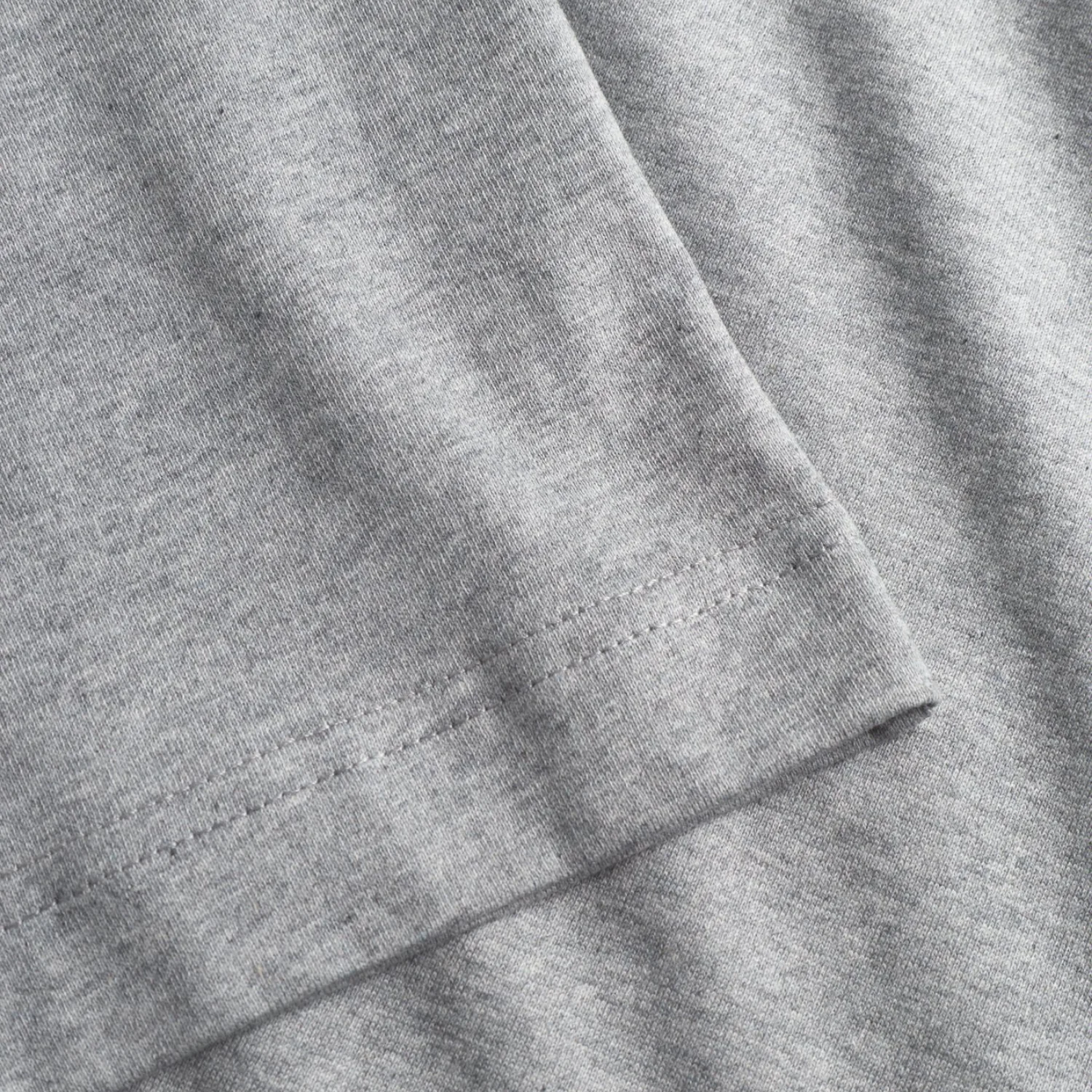 Holger Organic Optic Print T-Shirt - Grey Melange - Image 5