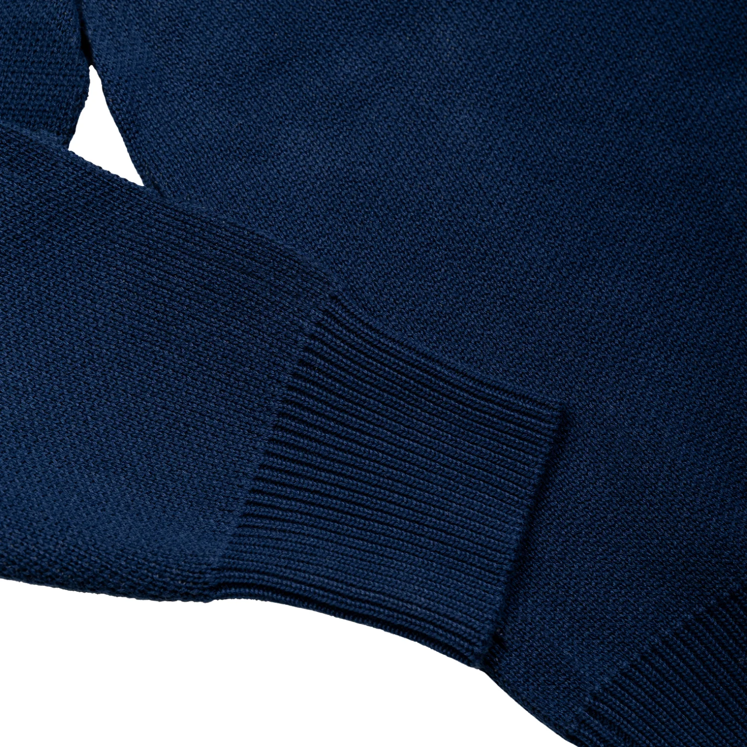Jacquard Knit Sweater - Navy - Image 6
