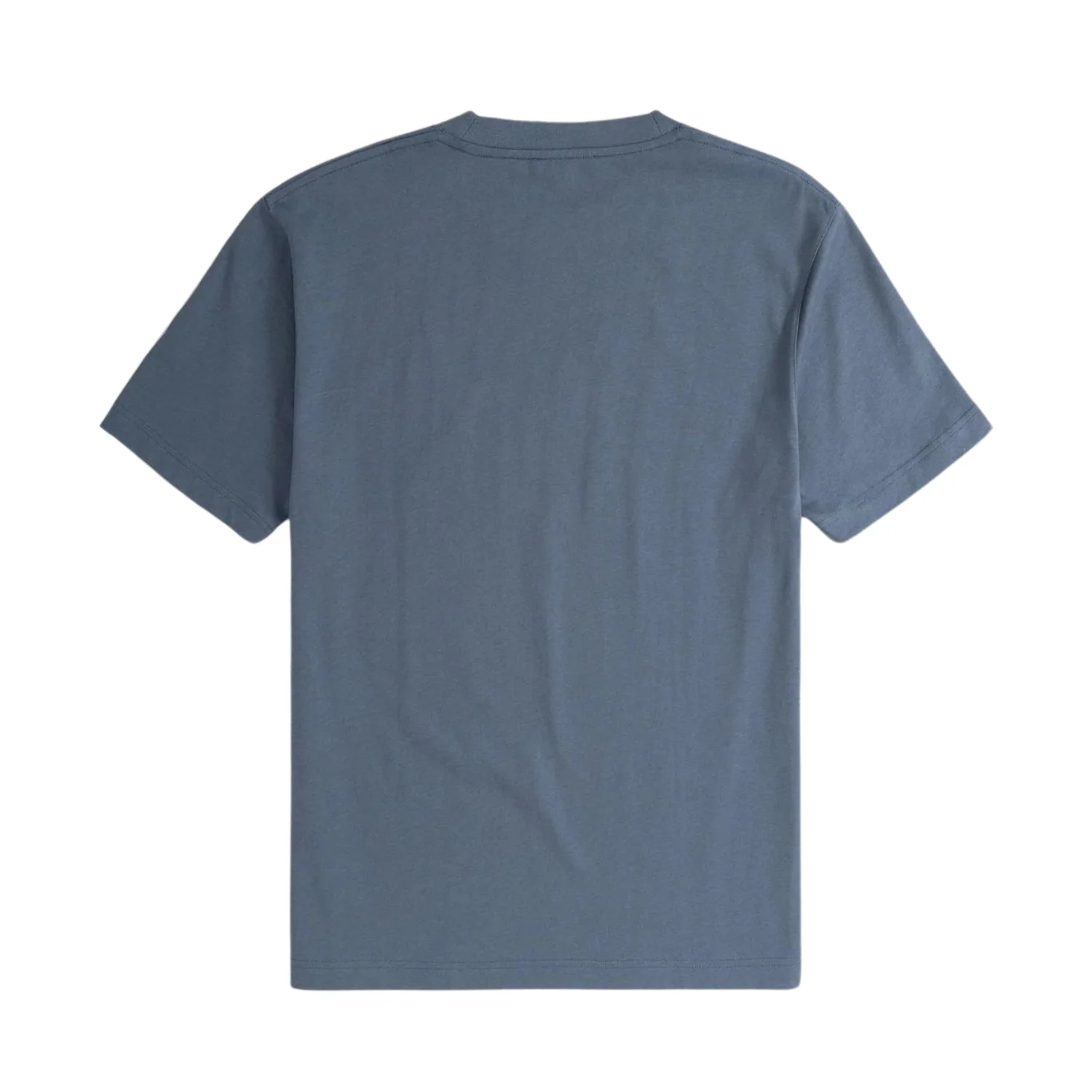 Johannes Organic Chain Stitch Logo T-Shirt - Steel Blue - Image 2