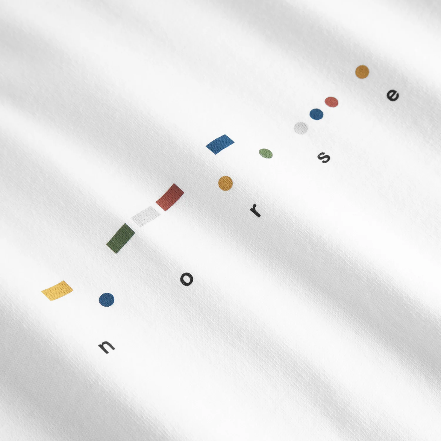 Johannes Organic Code Print T-shirt - White - Image 3