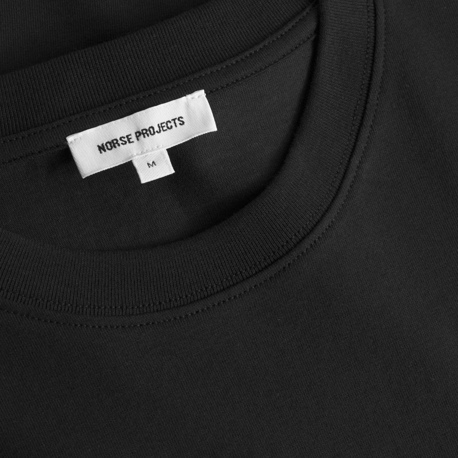 Johannes Organic NORSE Logo Print T-Shirt - Black - Image 3