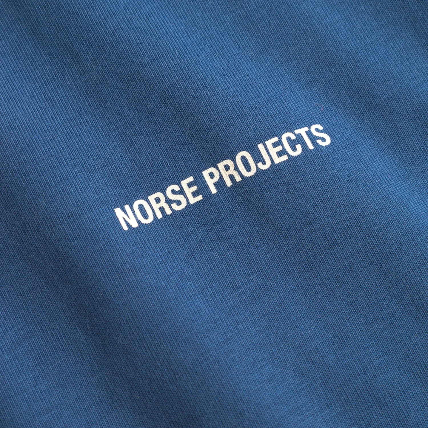 Johannes Organic NORSE Logo Print T-Shirt - Estate Blue - Image 3