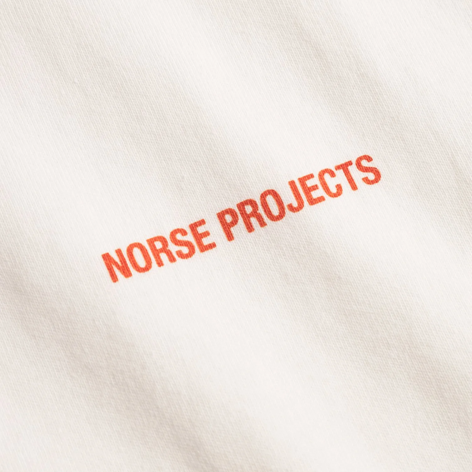 Johannes Organic NORSE Logo Print T-Shirt - White - Image 3