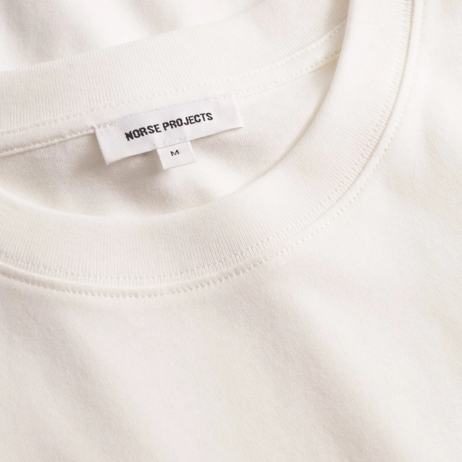 Johannes Organic NORSE Logo Print T-Shirt - White - Image 4