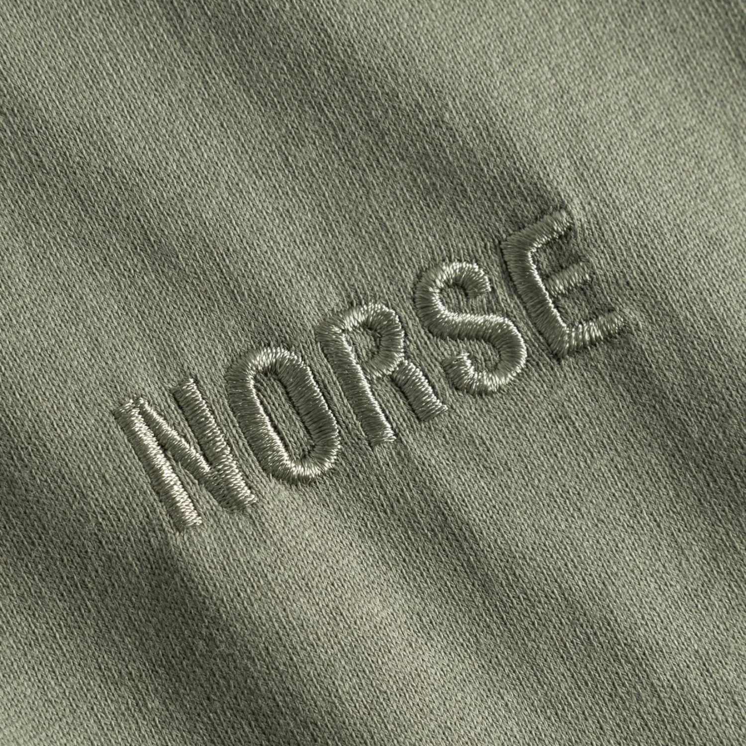 Johannes Organic NORSE Logo T-shirt - Sediment Green - Image 3