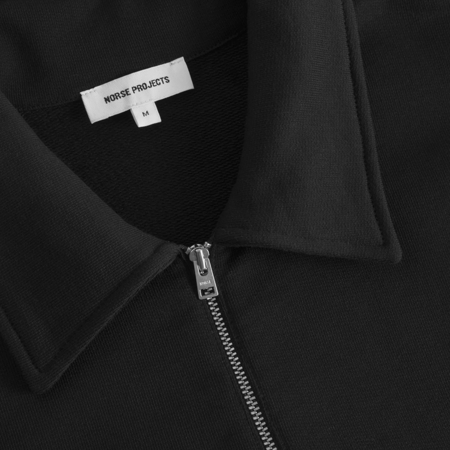 Ketel Relaxed Organic Half Zip - Black - Image 3