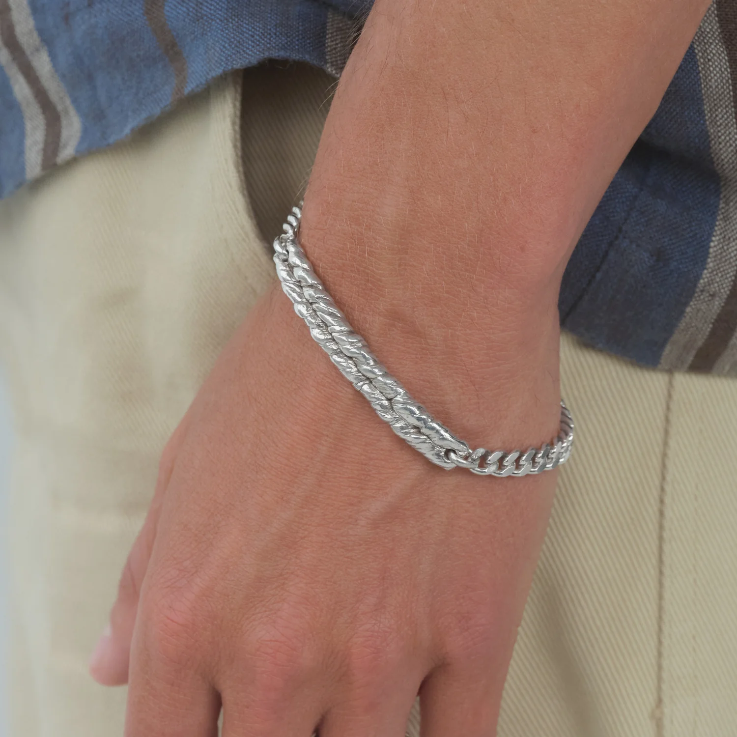 Kusari Bracelet - Silver - Image 2